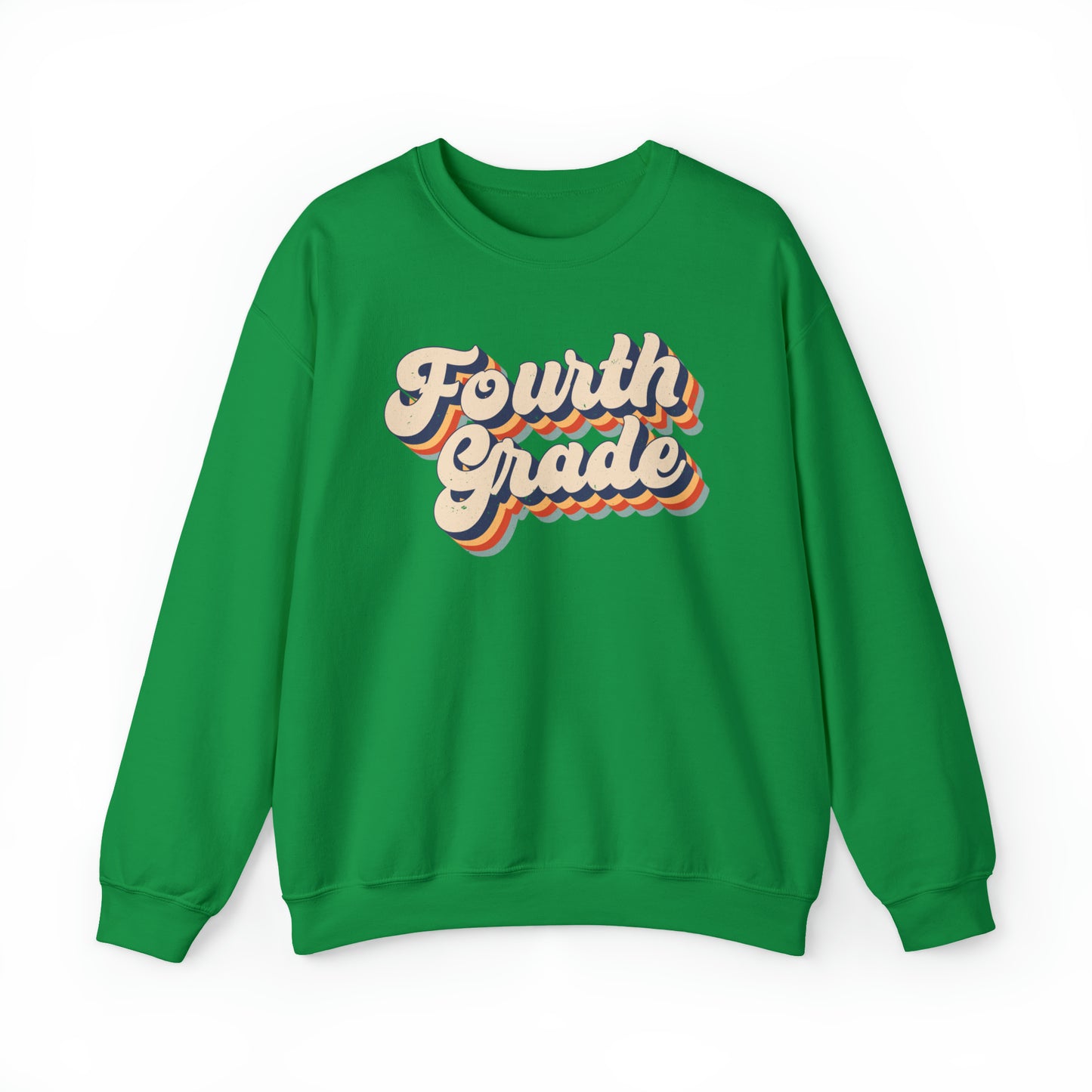 Retro Fourth Grade Unisex Heavy Blend™ Crewneck Sweatshirt