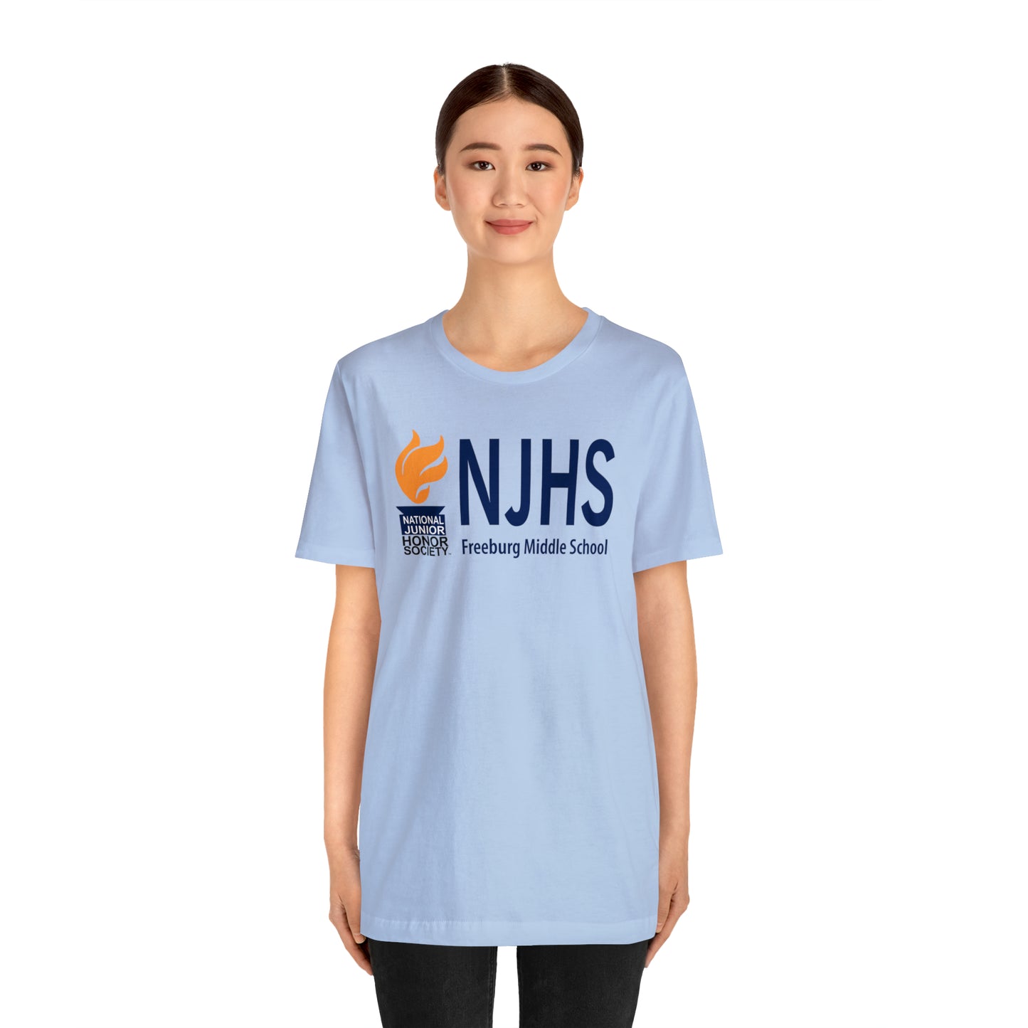 Freeburg Middle School Golden Torch NJHS Bella Jersey Short Sleeve Tee (Unisex)