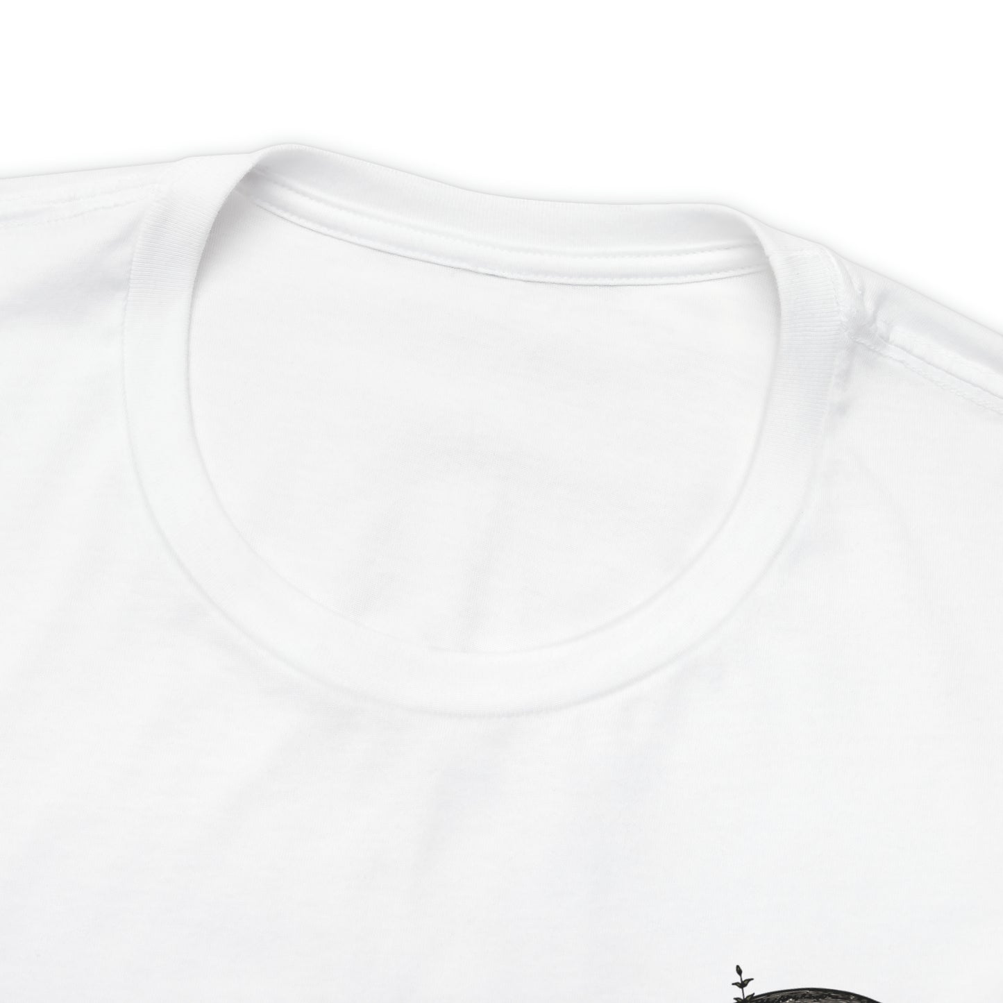 Floral Skeleton Head Front and Back Design T-Shirt