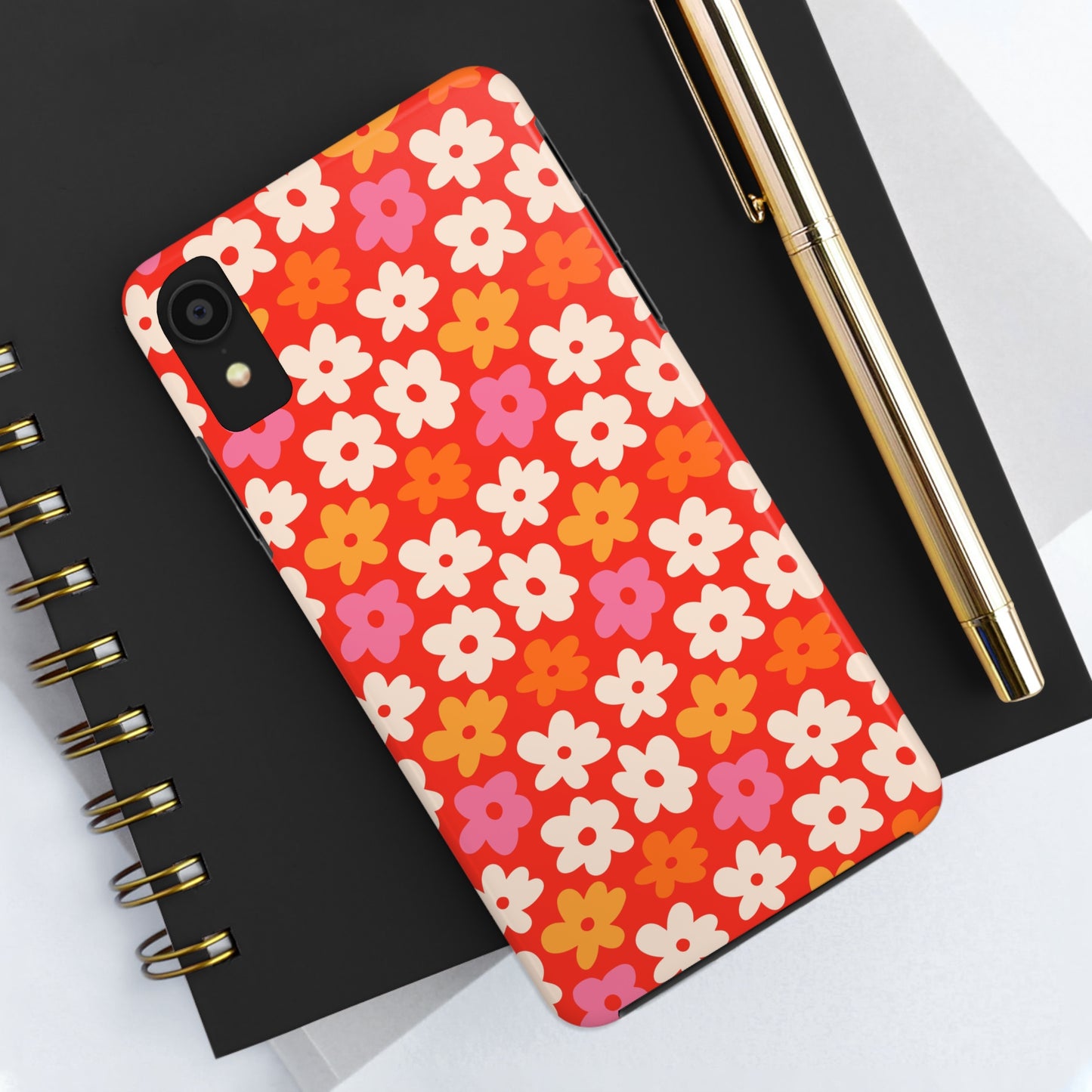 Flower Retro Tough Phone Cases