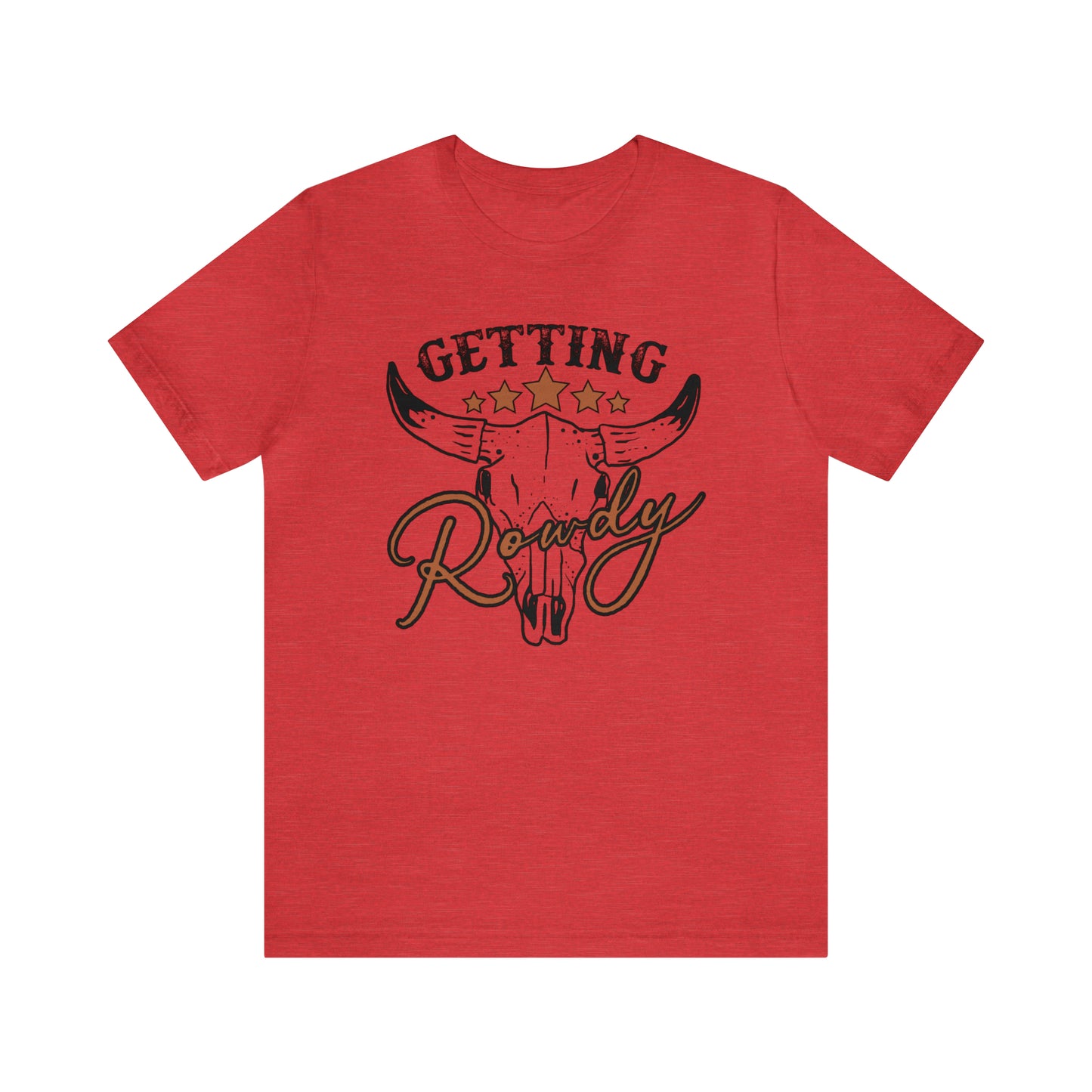 Vintage Getting Rowdy Party/ Bridesmaid/ Groomsman T-Shirt - Black Ink