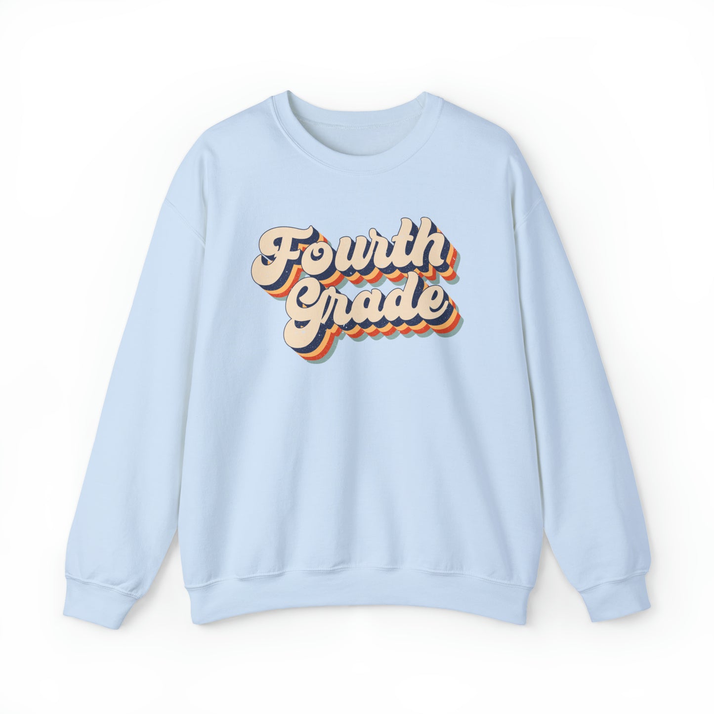 Retro Fourth Grade Unisex Heavy Blend™ Crewneck Sweatshirt