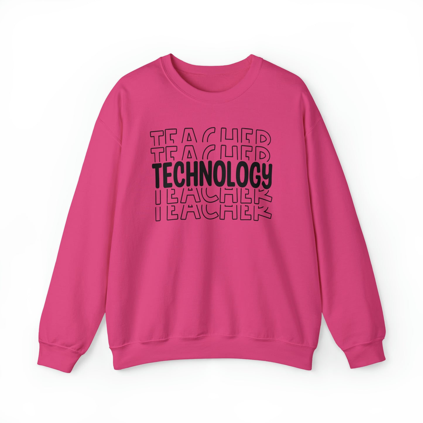 Technology Teacher Lined Heavyweight Crewneck Sweatshirt