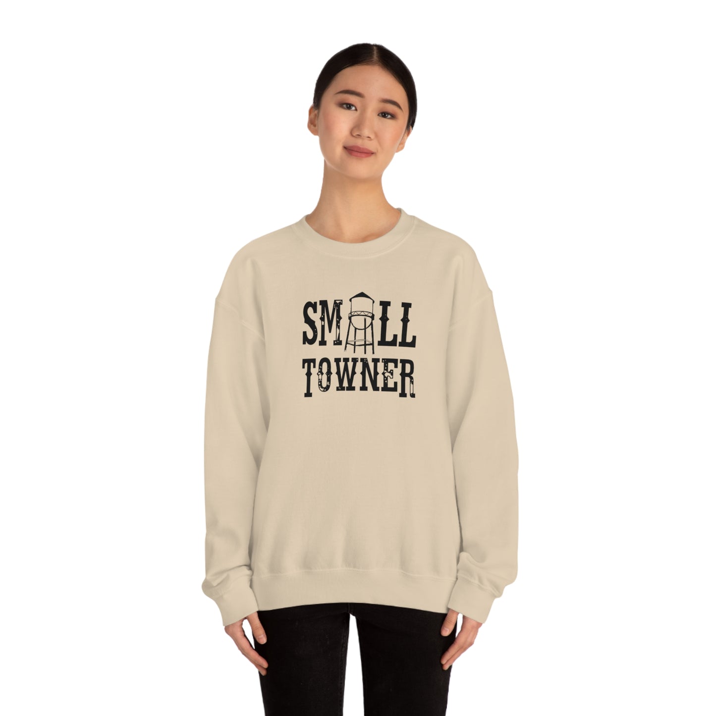 "Small Towner" - Unisex Heavy Blend™ Crewneck Sweatshirt