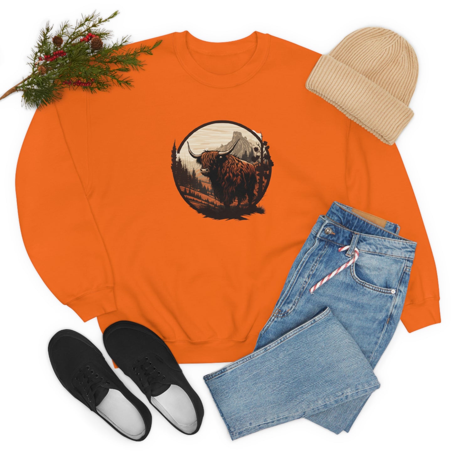 Vintage Buffalo Unisex Heavy Blend™ Crewneck Sweatshirt