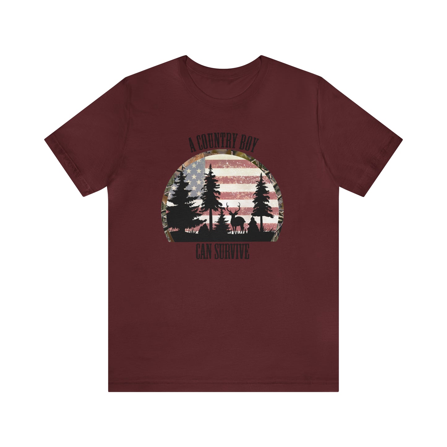 "A Country Boy Can Survive" Unisex Jersey Short Sleeve Tee