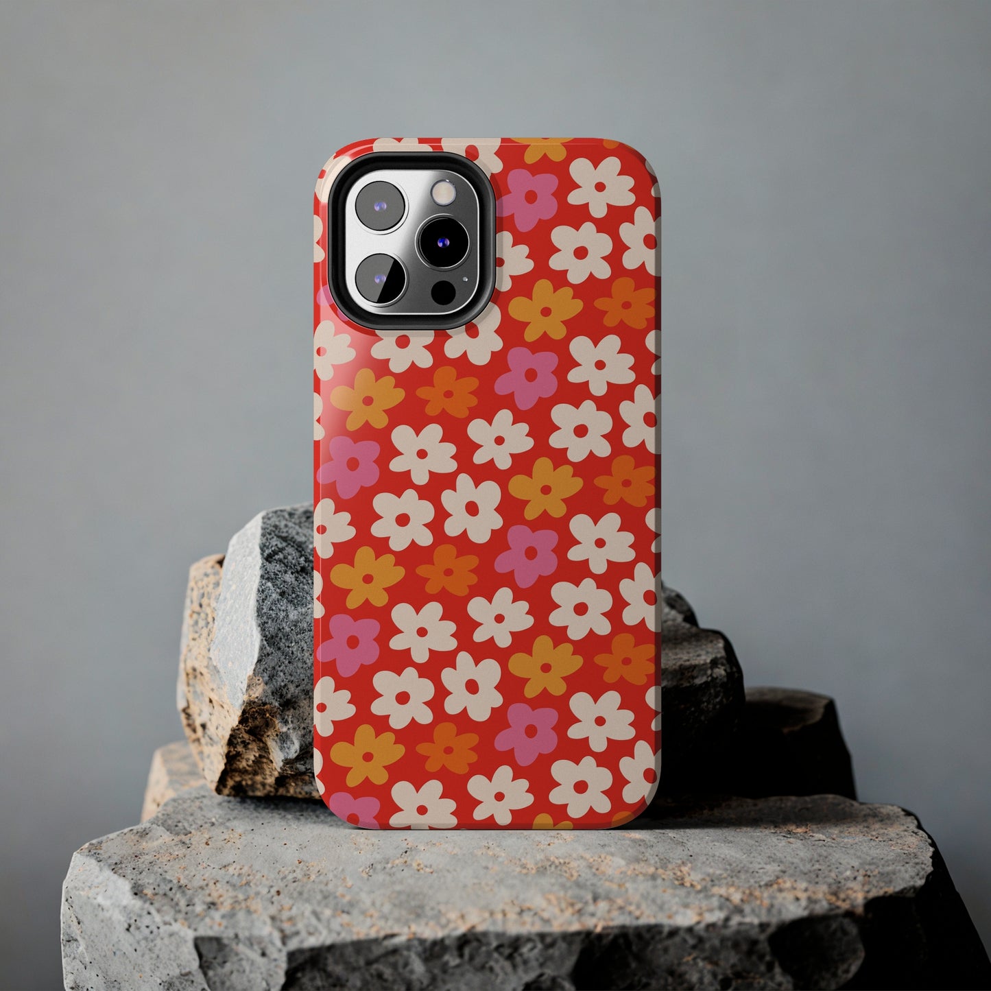 Flower Retro Tough Phone Cases