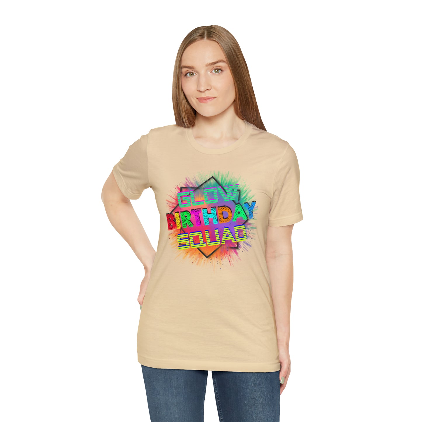 Glow Birthday Squad T-Shirt