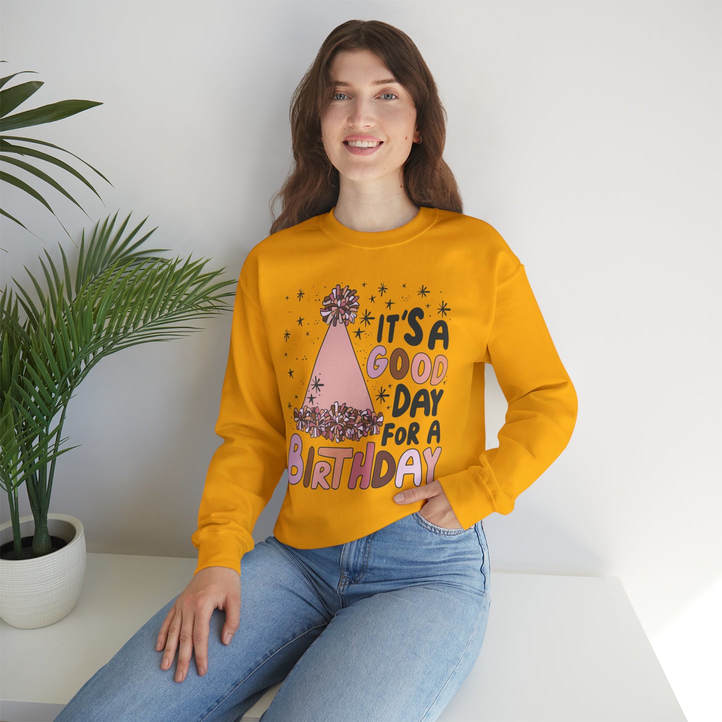 It's a Good Day for a Birthday Heavy Blend™ Crewneck Sweatshirt