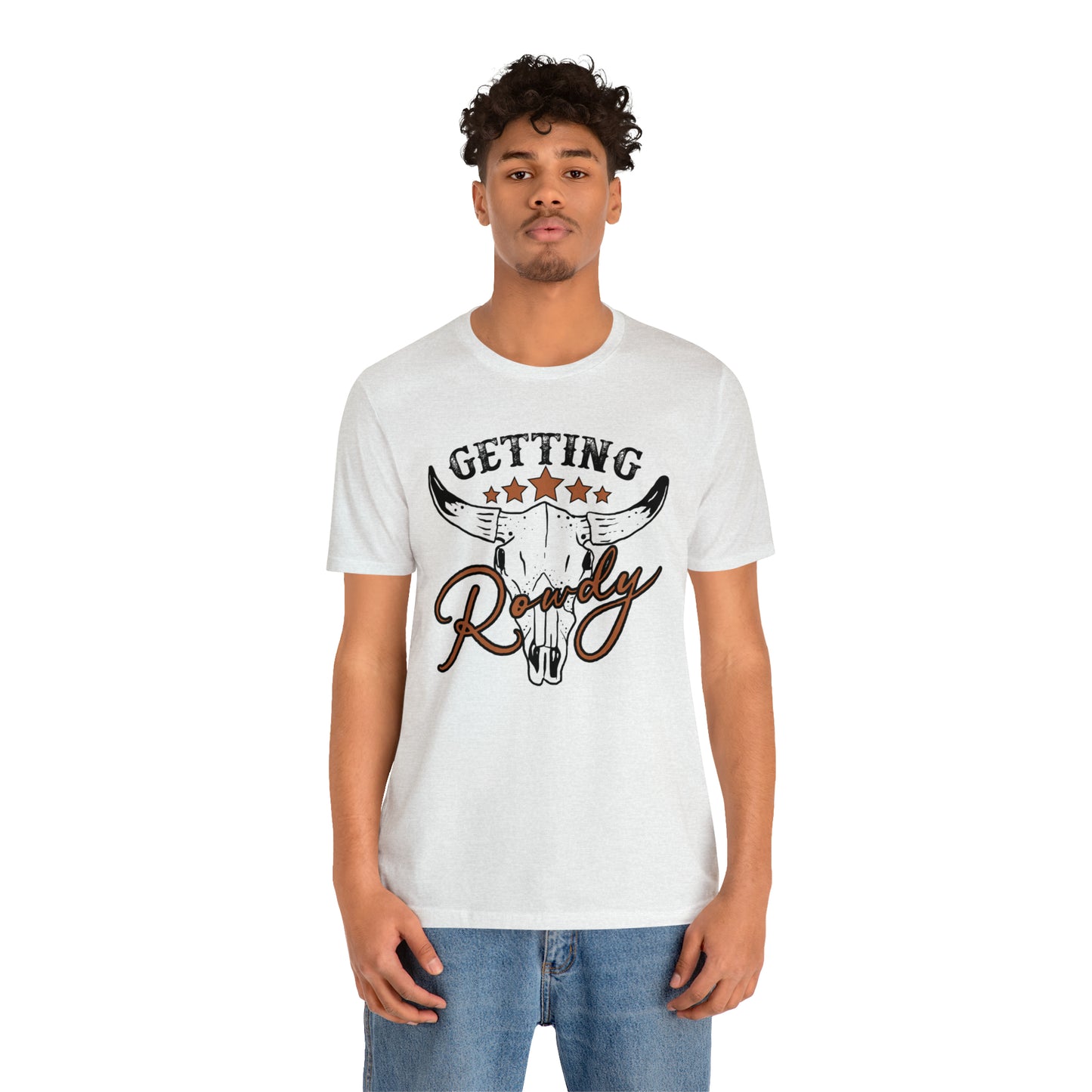 Vintage Getting Rowdy Party/ Bridesmaid/ Groomsman T-Shirt - Black Ink