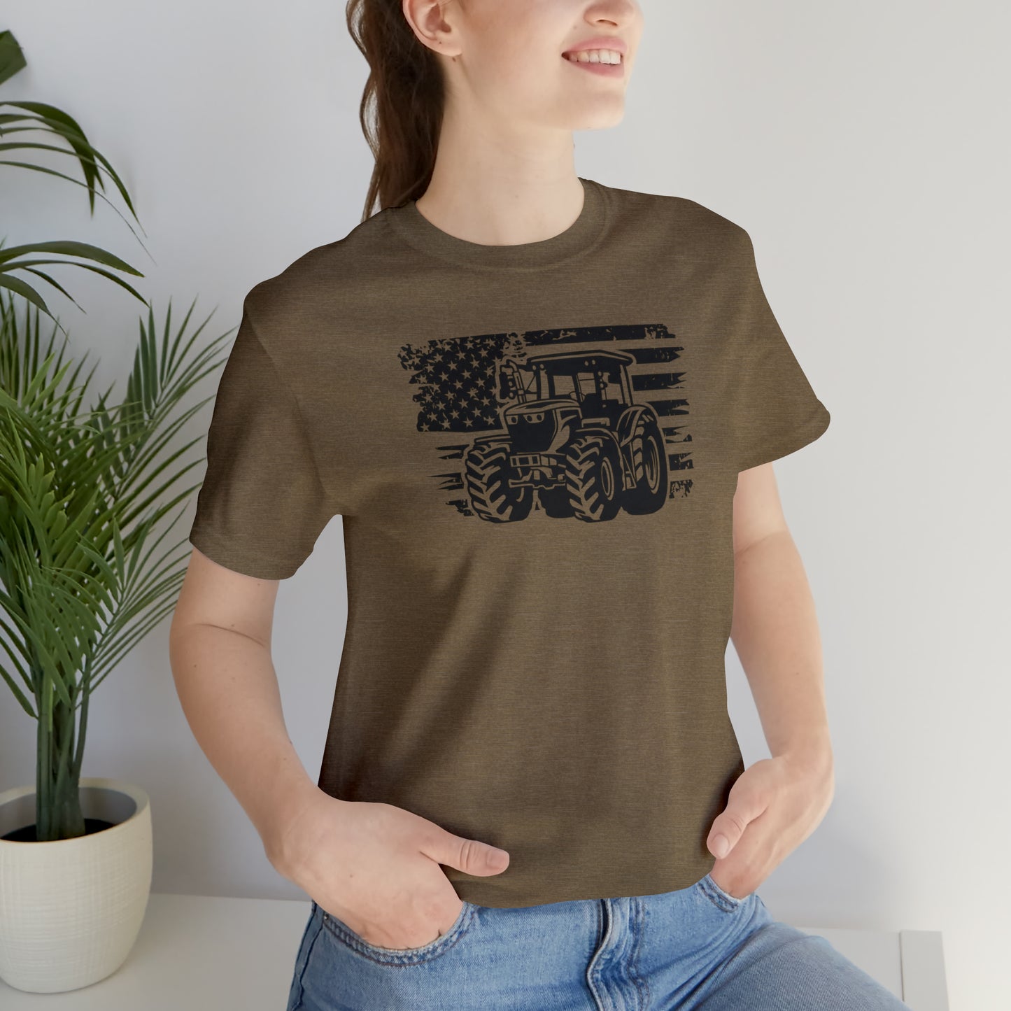 "American Tractor" Unisex Jersey Short Sleeve Tee
