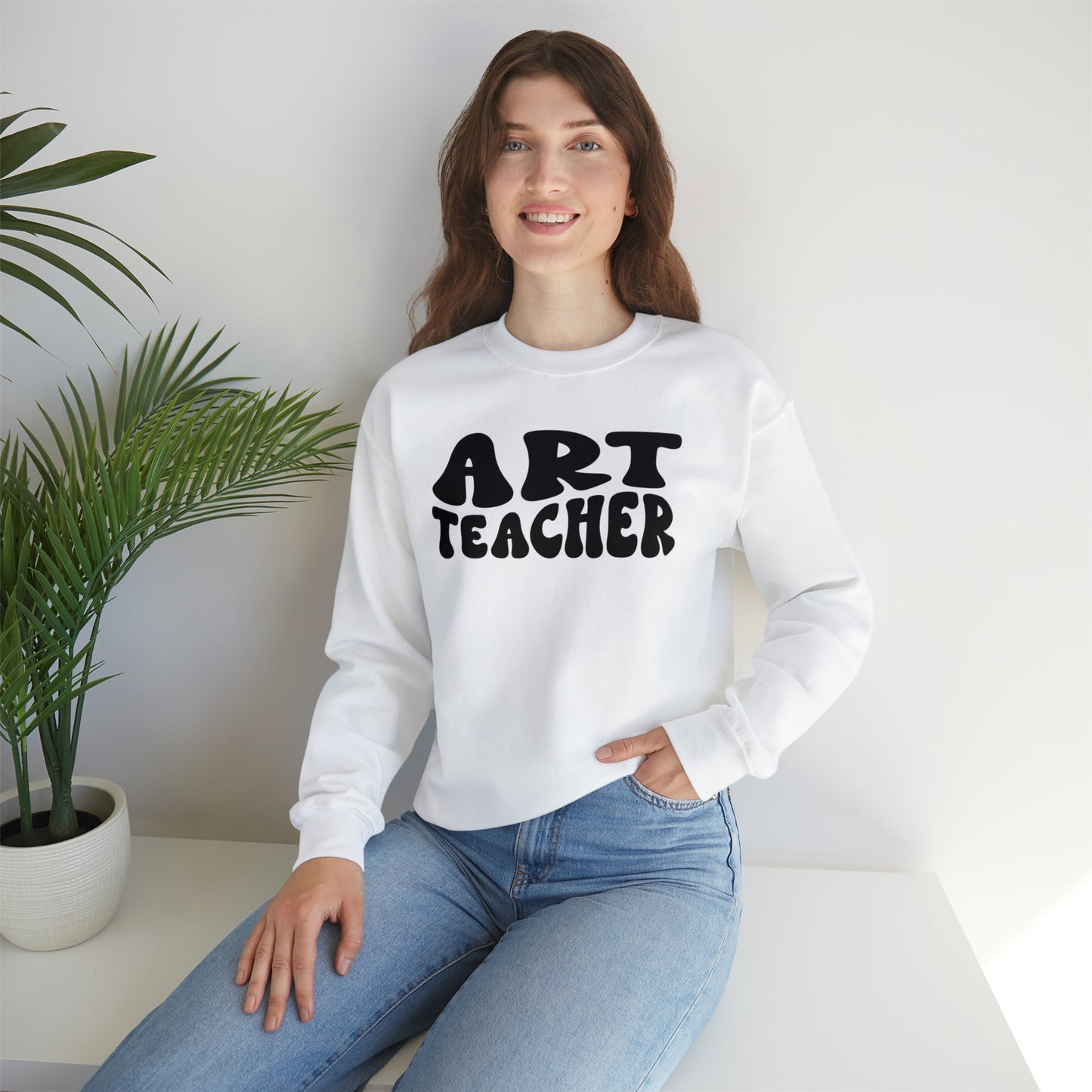 Art Teacher Heavyweight Crewneck Sweatshirt