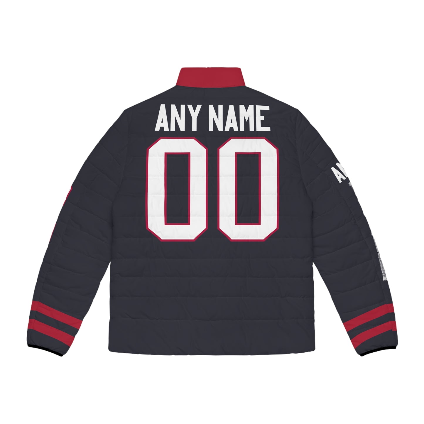 Houston Any Name & Number Game Day Men's Puffer Coat/ Jacket