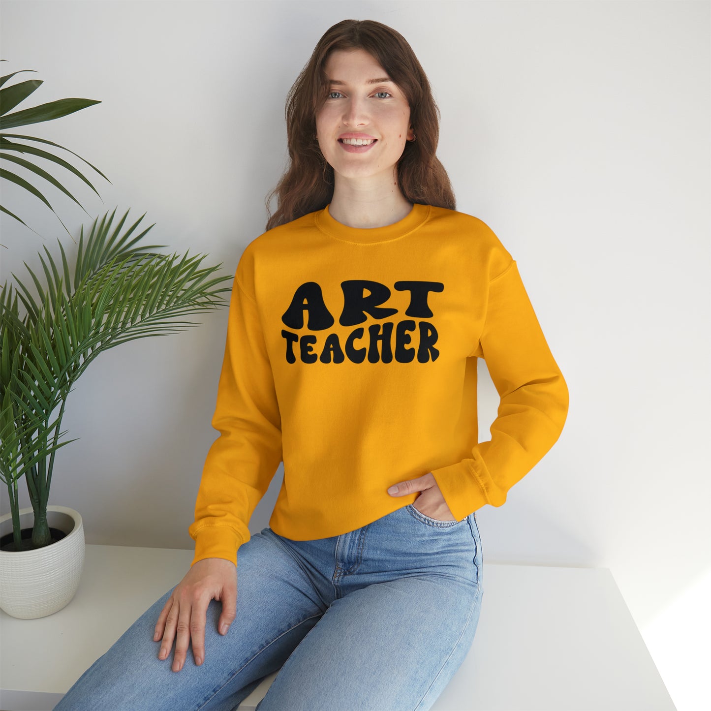Art Teacher Heavyweight Crewneck Sweatshirt
