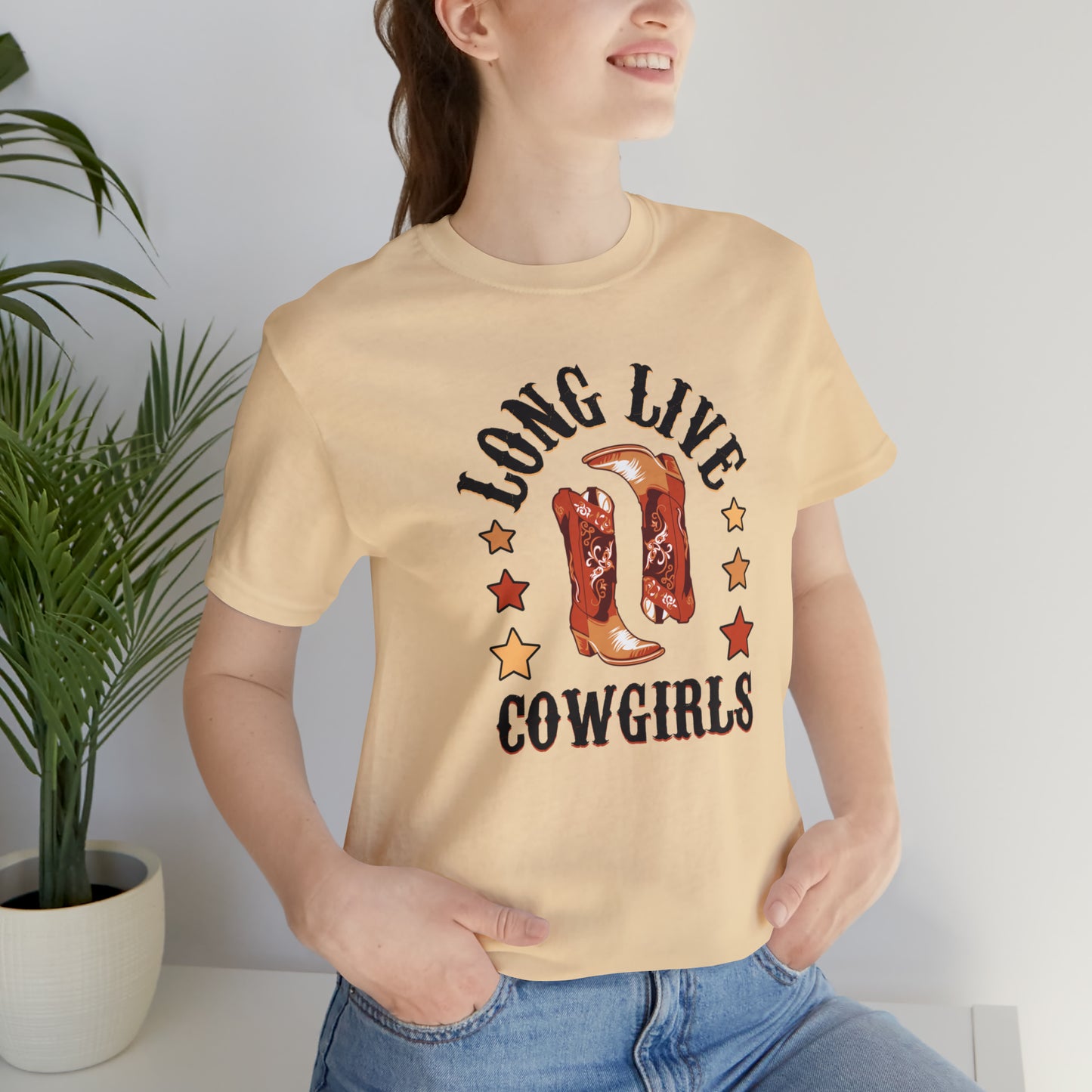 "Long Live Cowgirls" Unisex Jersey Short Sleeve Tee