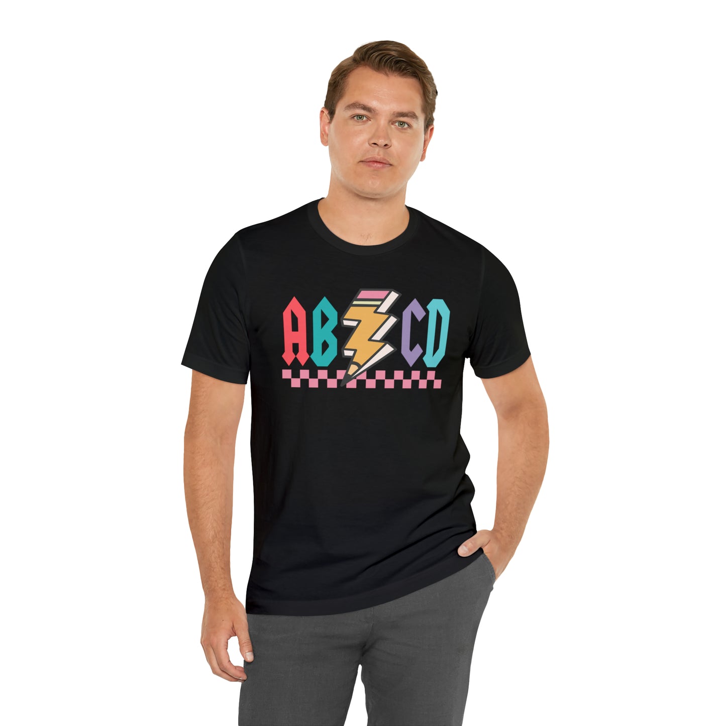 Vintage ABCD Teacher T-Shirt