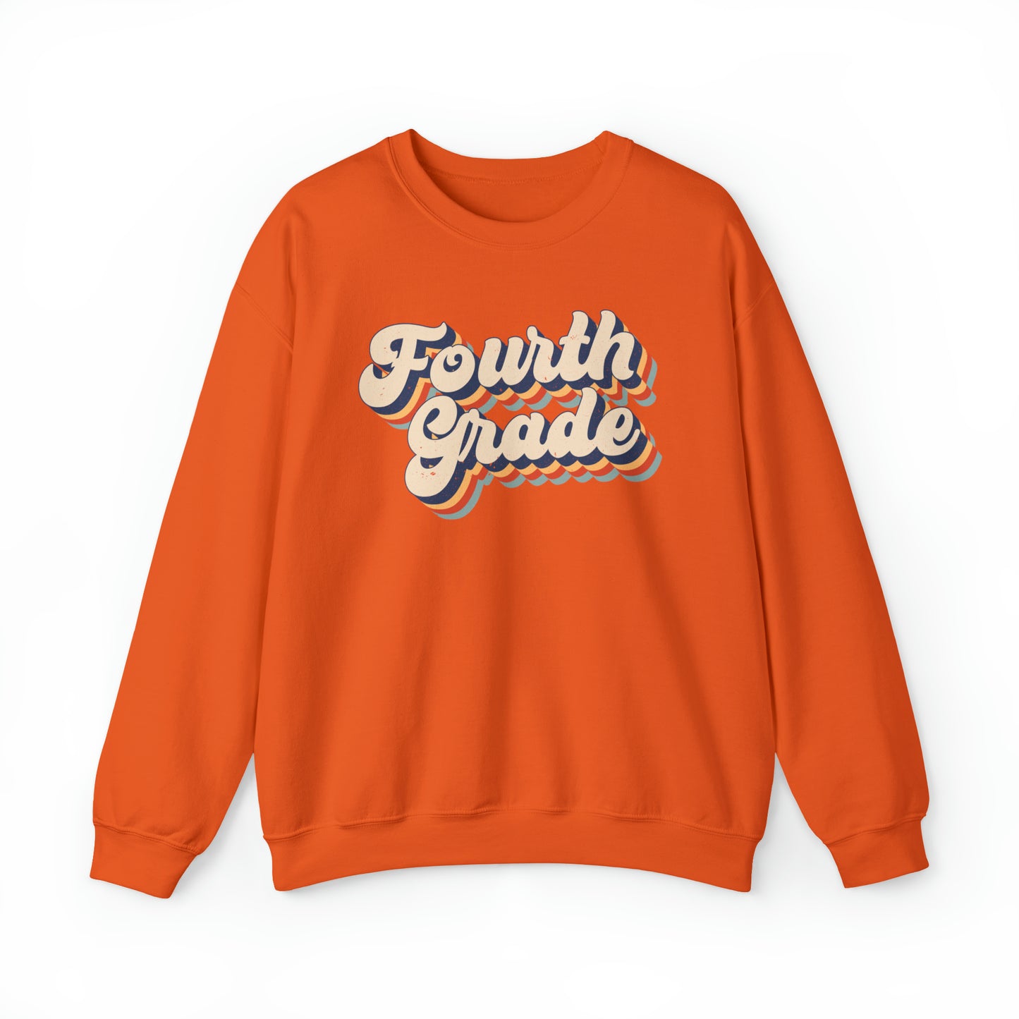 Retro Fourth Grade Unisex Heavy Blend™ Crewneck Sweatshirt