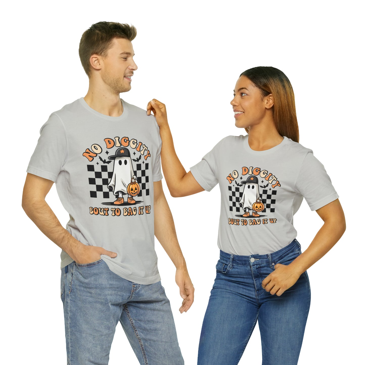 Halloween No Diggity Bout to Bag it Up T-Shirt