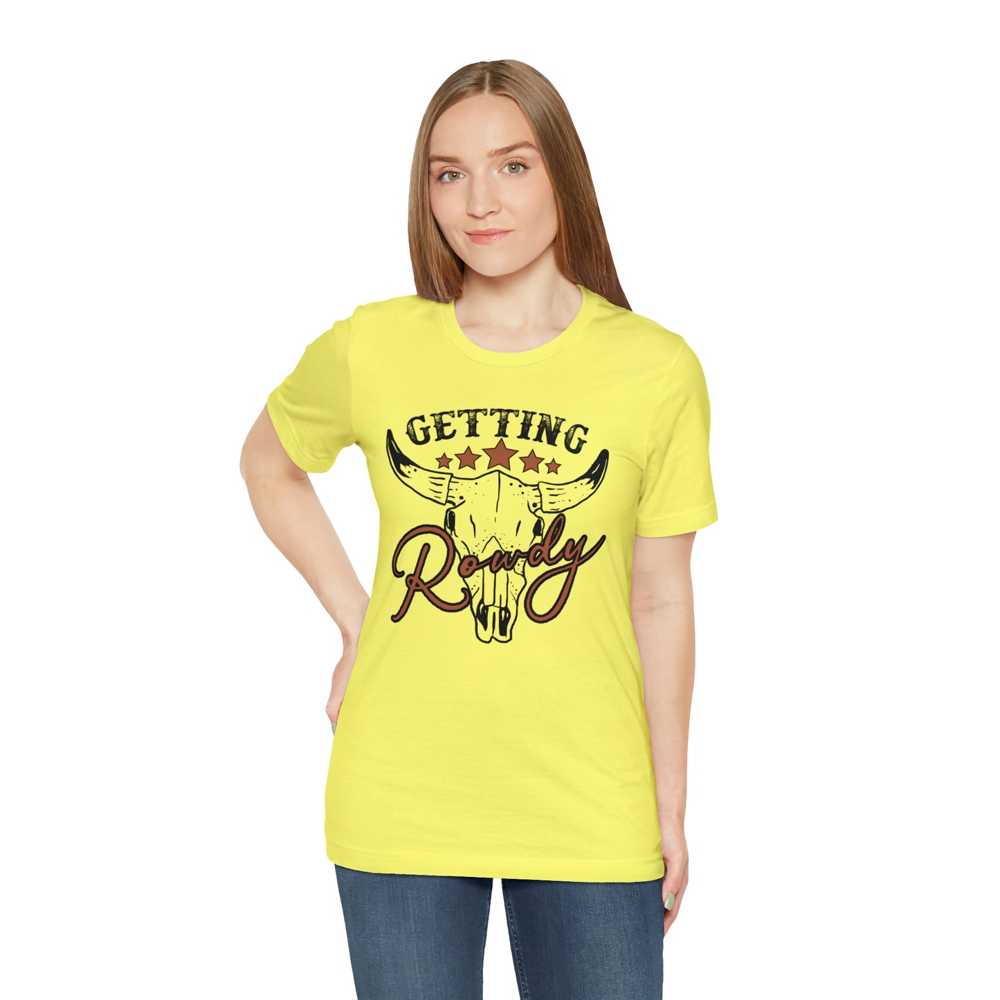 Vintage Getting Rowdy Party/ Bridesmaid/ Groomsman T-Shirt - Black Ink