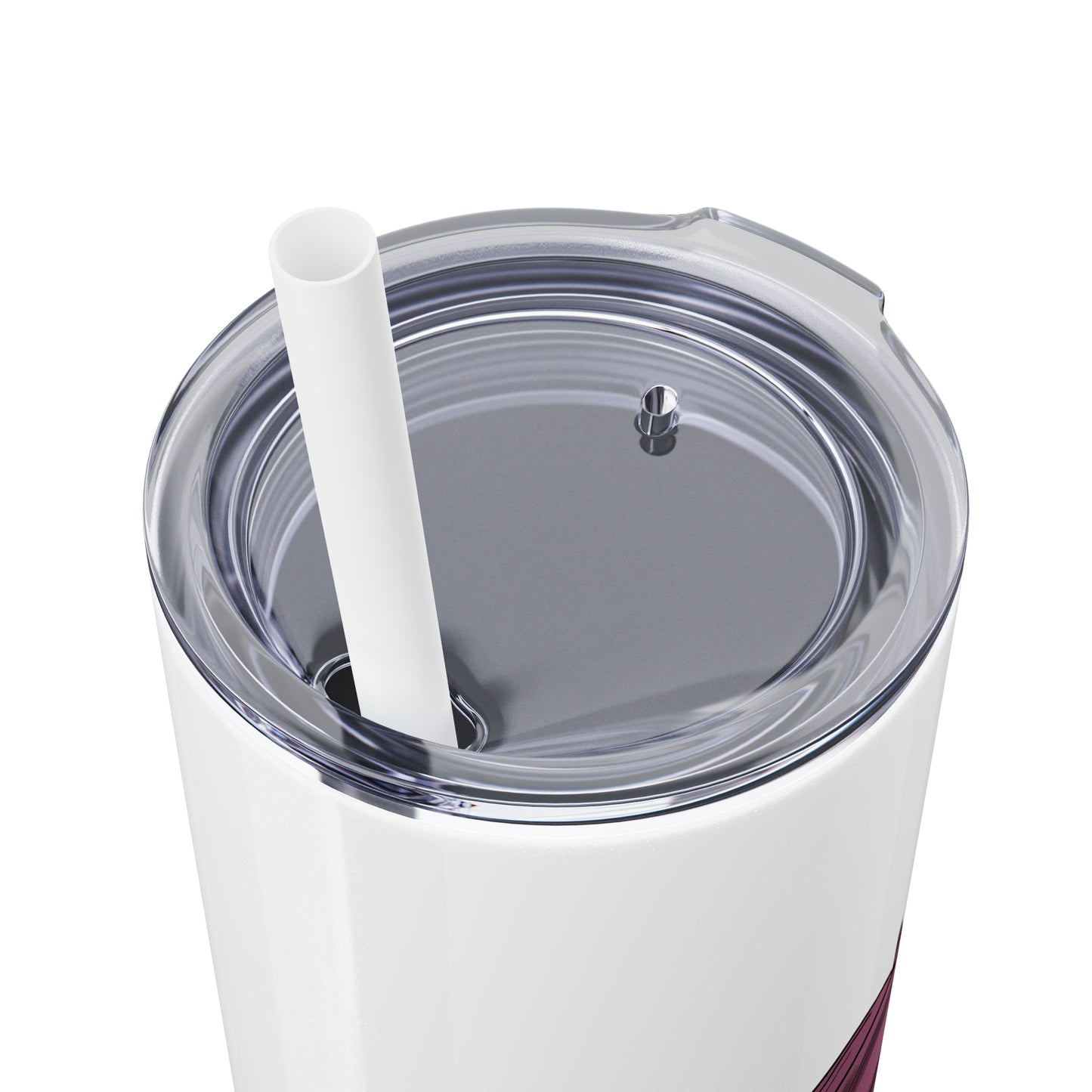 Living Like Dolly Skinny Tumbler with Straw, 20oz