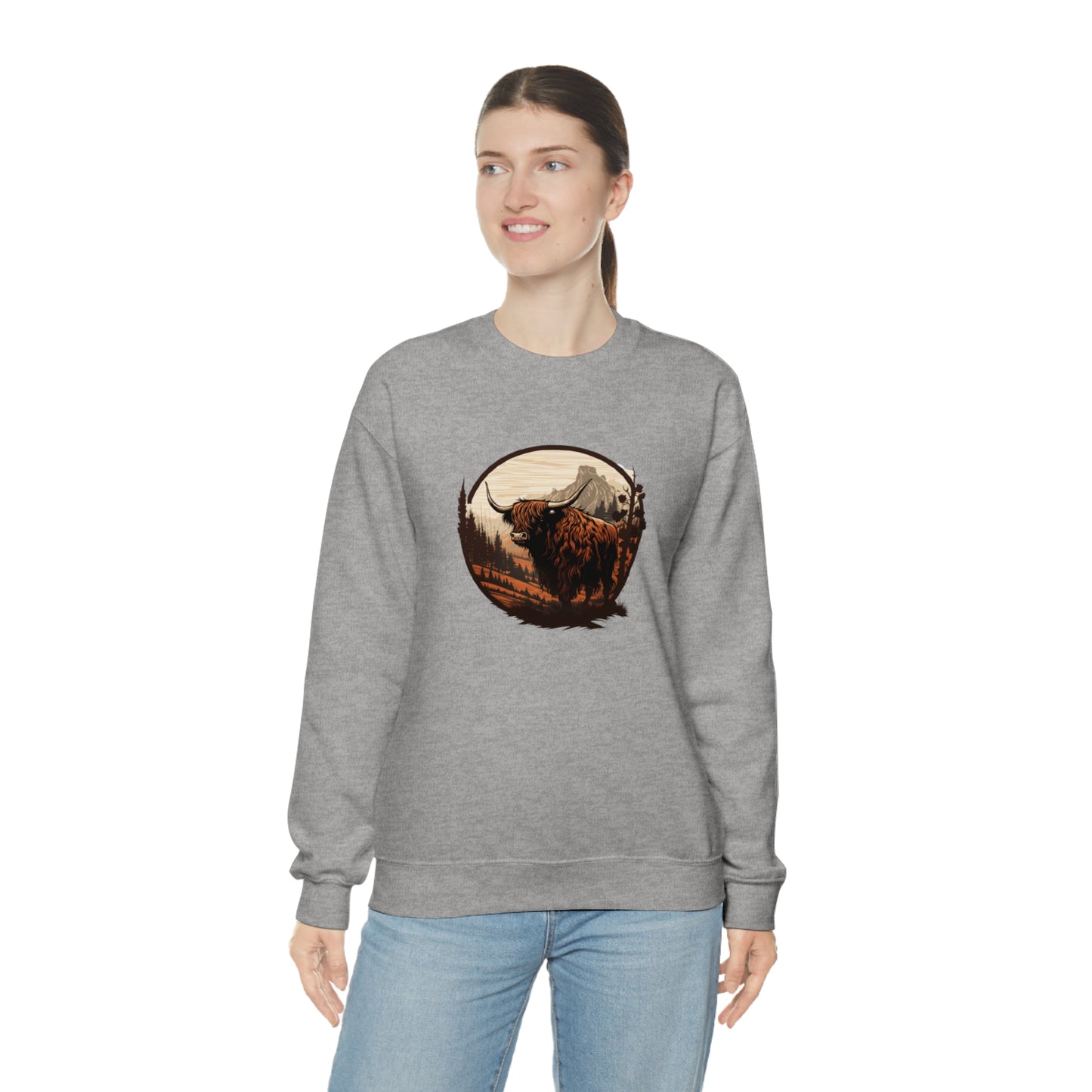 Vintage Buffalo Unisex Heavy Blend™ Crewneck Sweatshirt