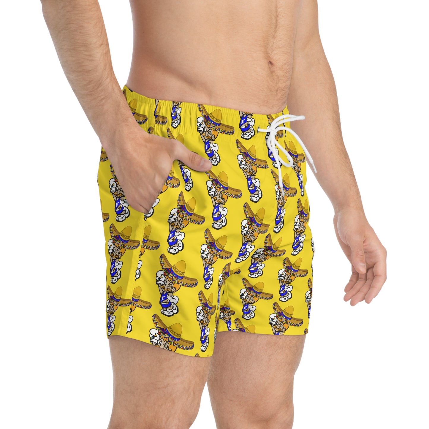 Sombrero Midget Swim Trunks - Yellow