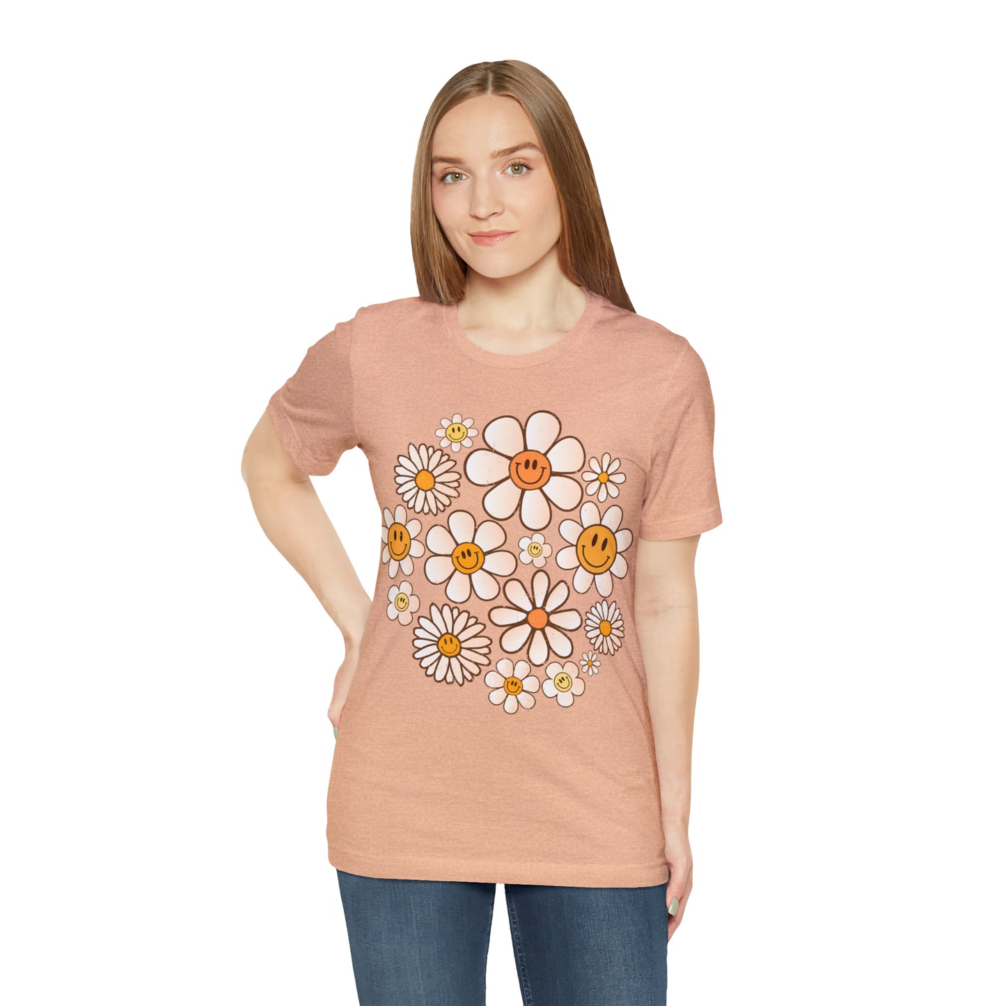 Distressed Smiling Daisies T-Shirt