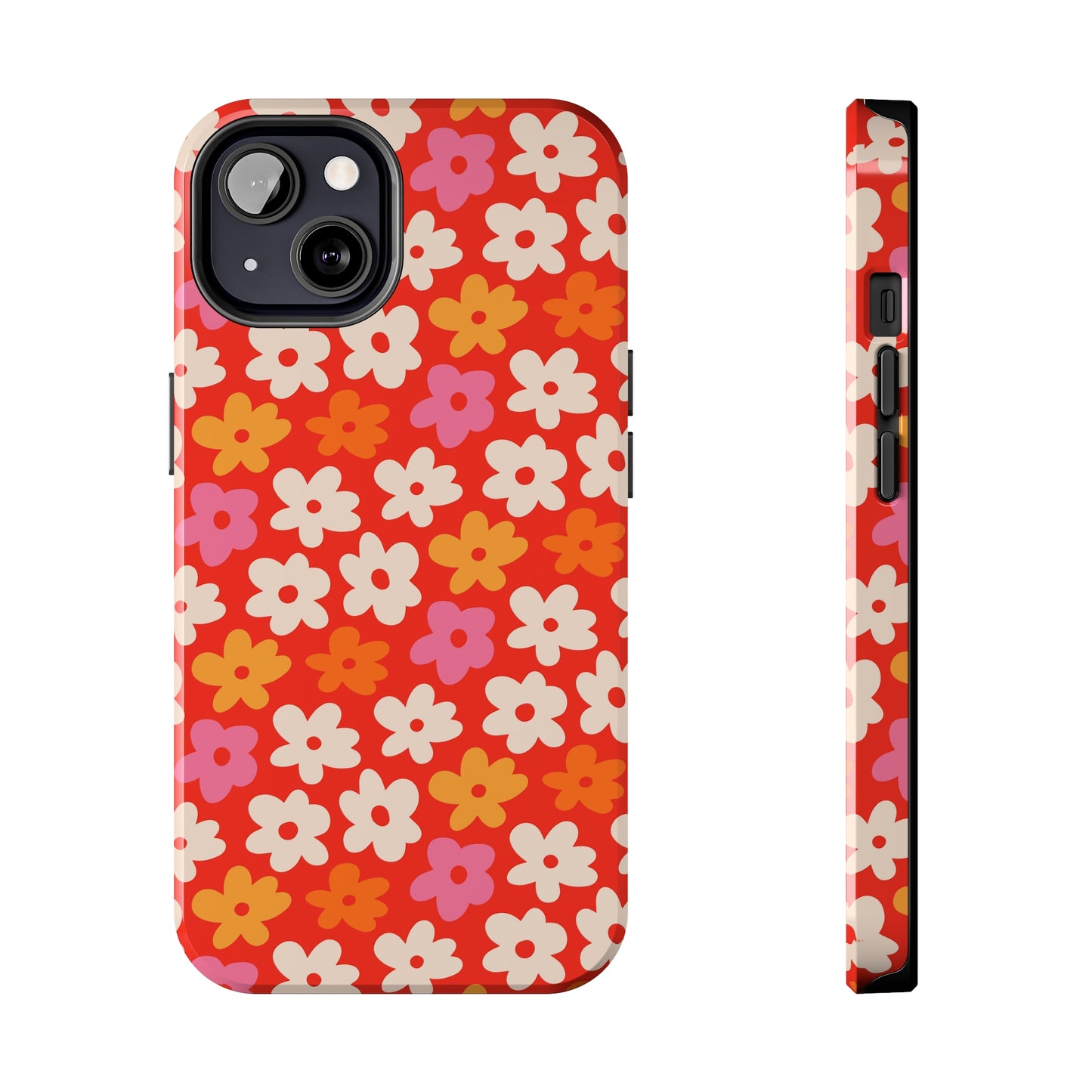 Flower Retro Tough Phone Cases