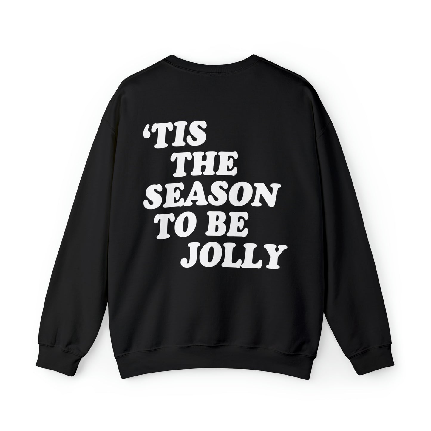 Vintage 'Tis the Season to Be Jolly Heavyweight Crewneck Sweatshirt