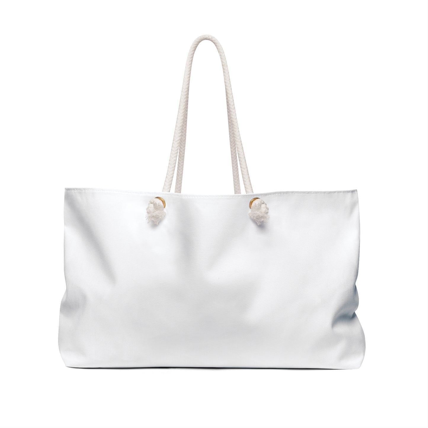 White Floral Bride Weekender Bag