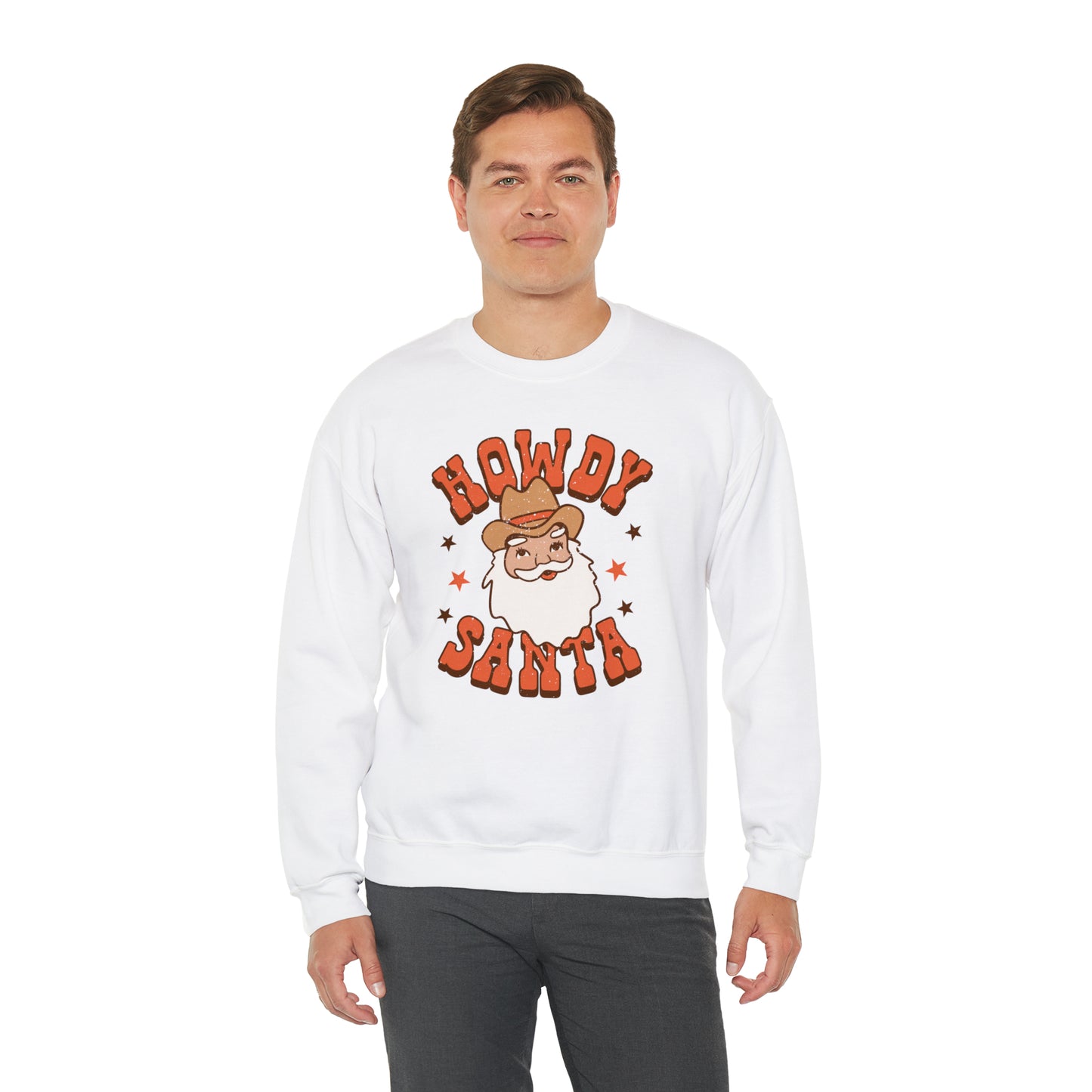 Howdy Santa Heavyweight Crewneck Sweatshirt