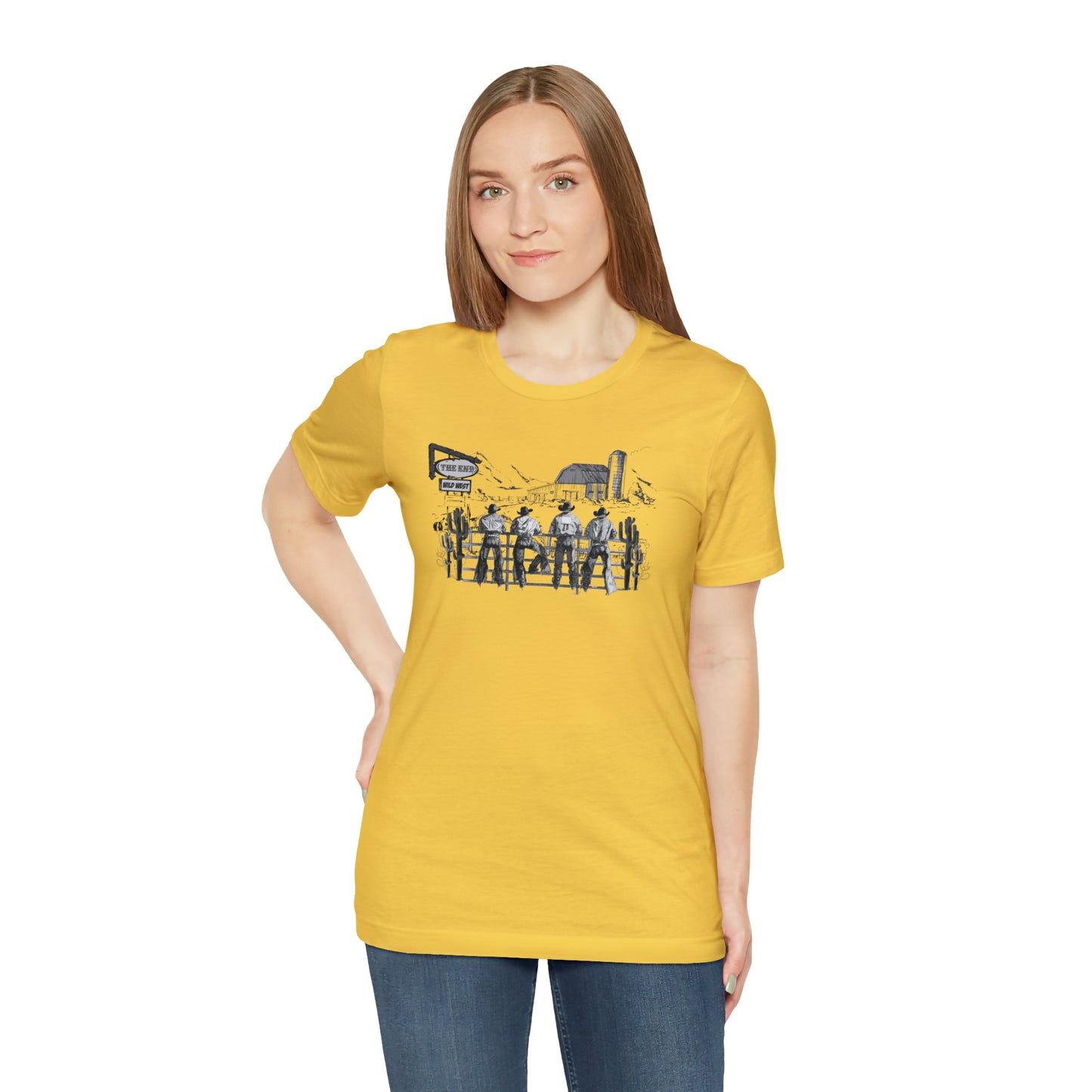 "Rodeo Cowboys" Unisex Jersey Short Sleeve Tee
