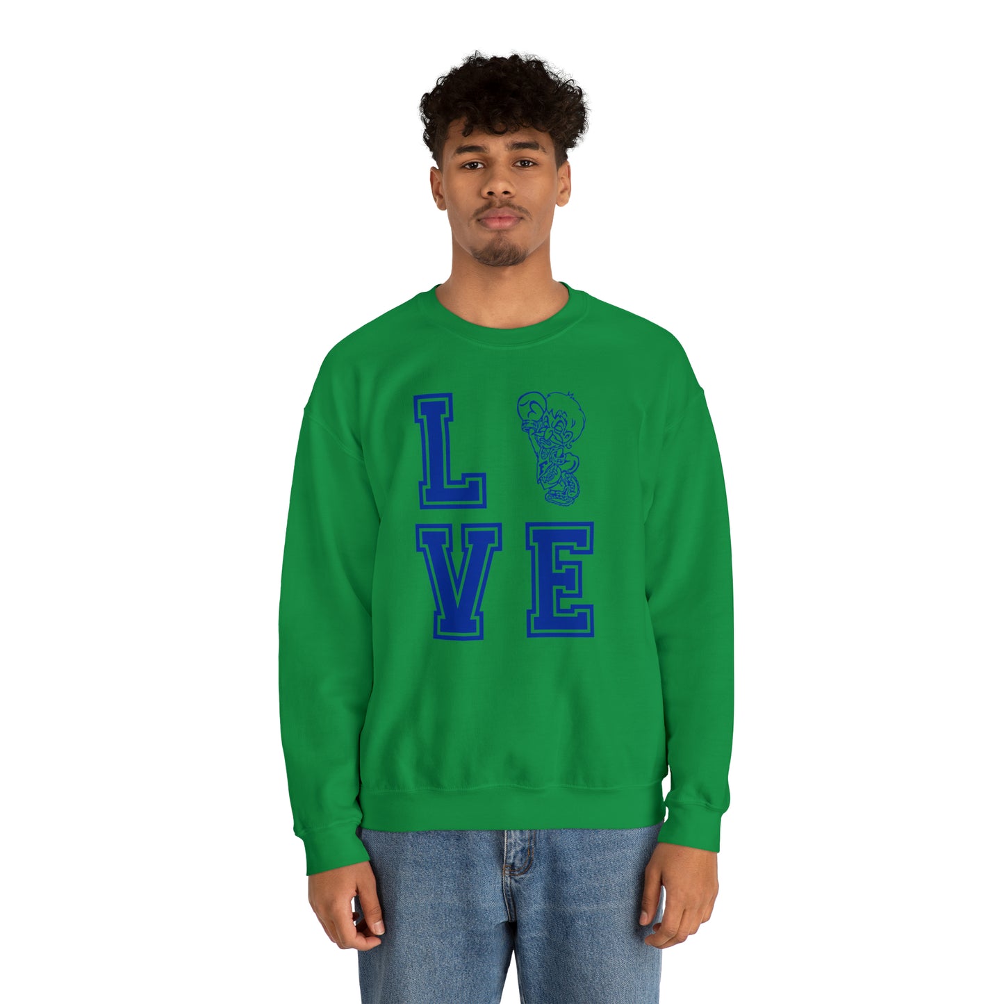 "Love Freeburg Midgets" Unisex Heavy Blend™ Crewneck Sweatshirt