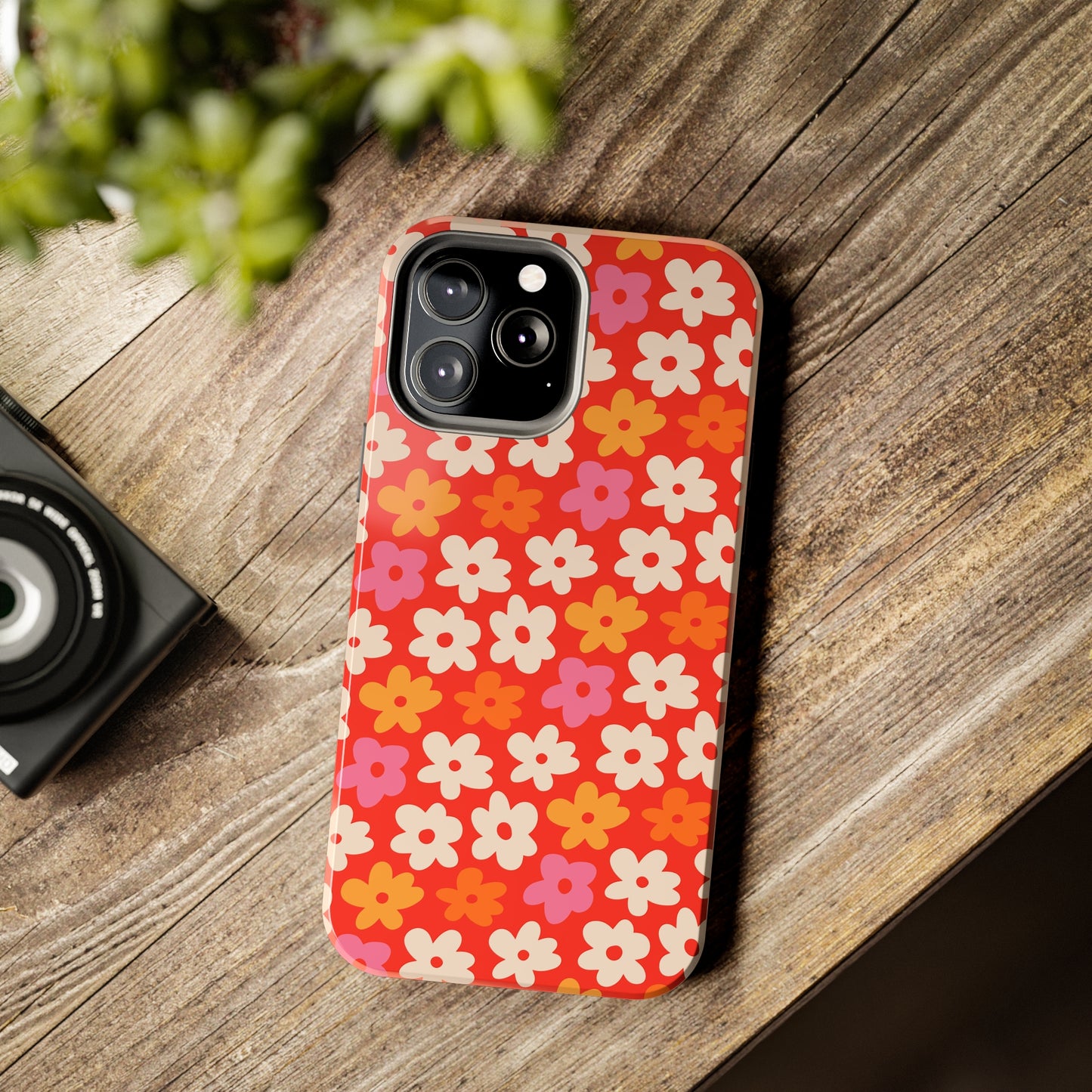 Flower Retro Tough Phone Cases