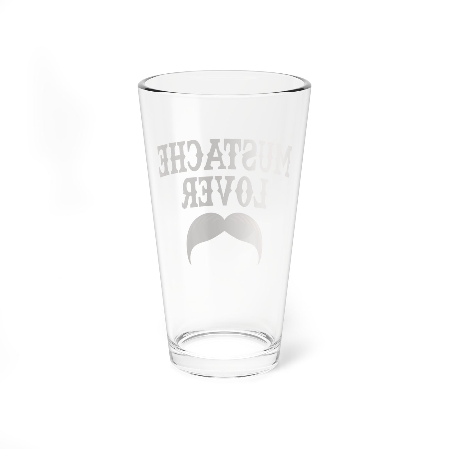 Mustache Lover Gift Mixing Glass, 16oz