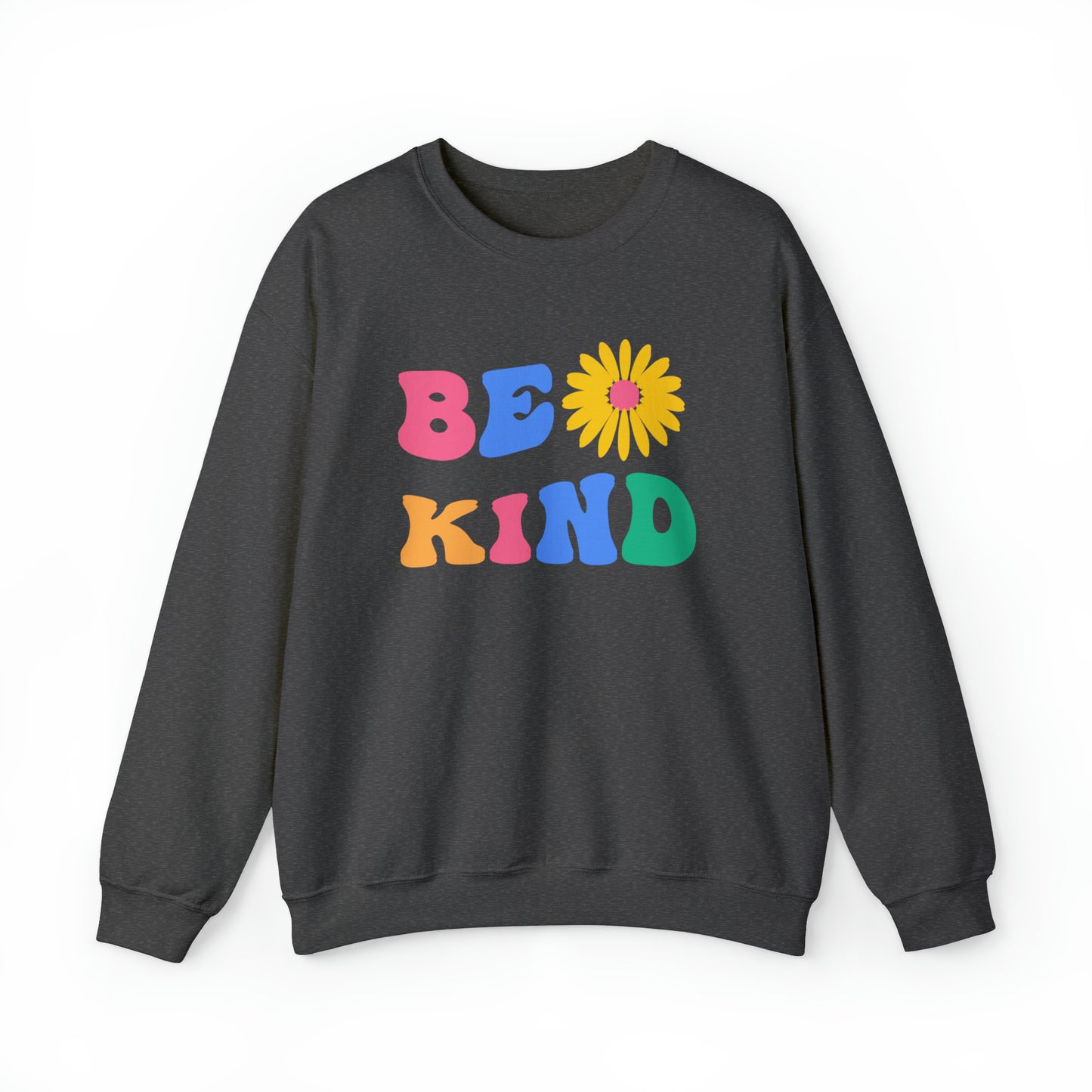 Be Kind Retro Warm Colored Unisex Heavy Blend™ Crewneck Sweatshirt