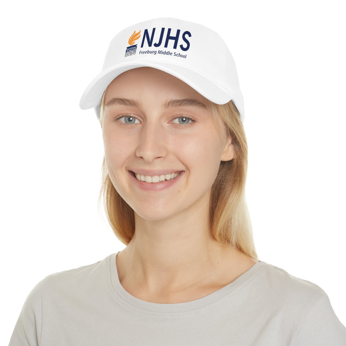 Freeburg Middle School NJHS Colorful Torch Low Profile Baseball Cap