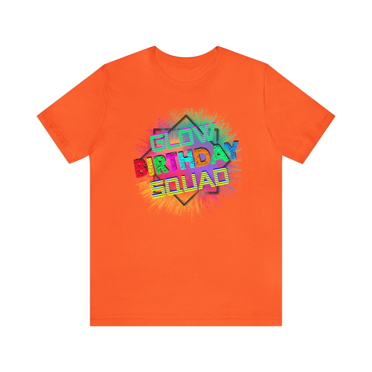 Glow Birthday Squad T-Shirt