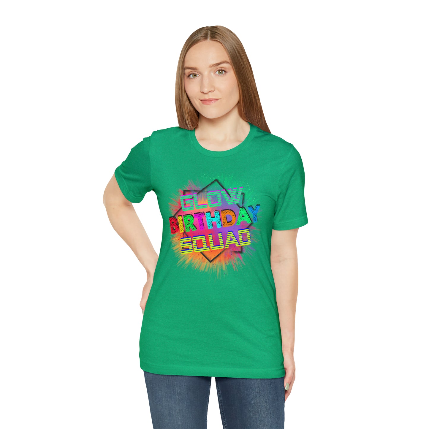 Glow Birthday Squad T-Shirt