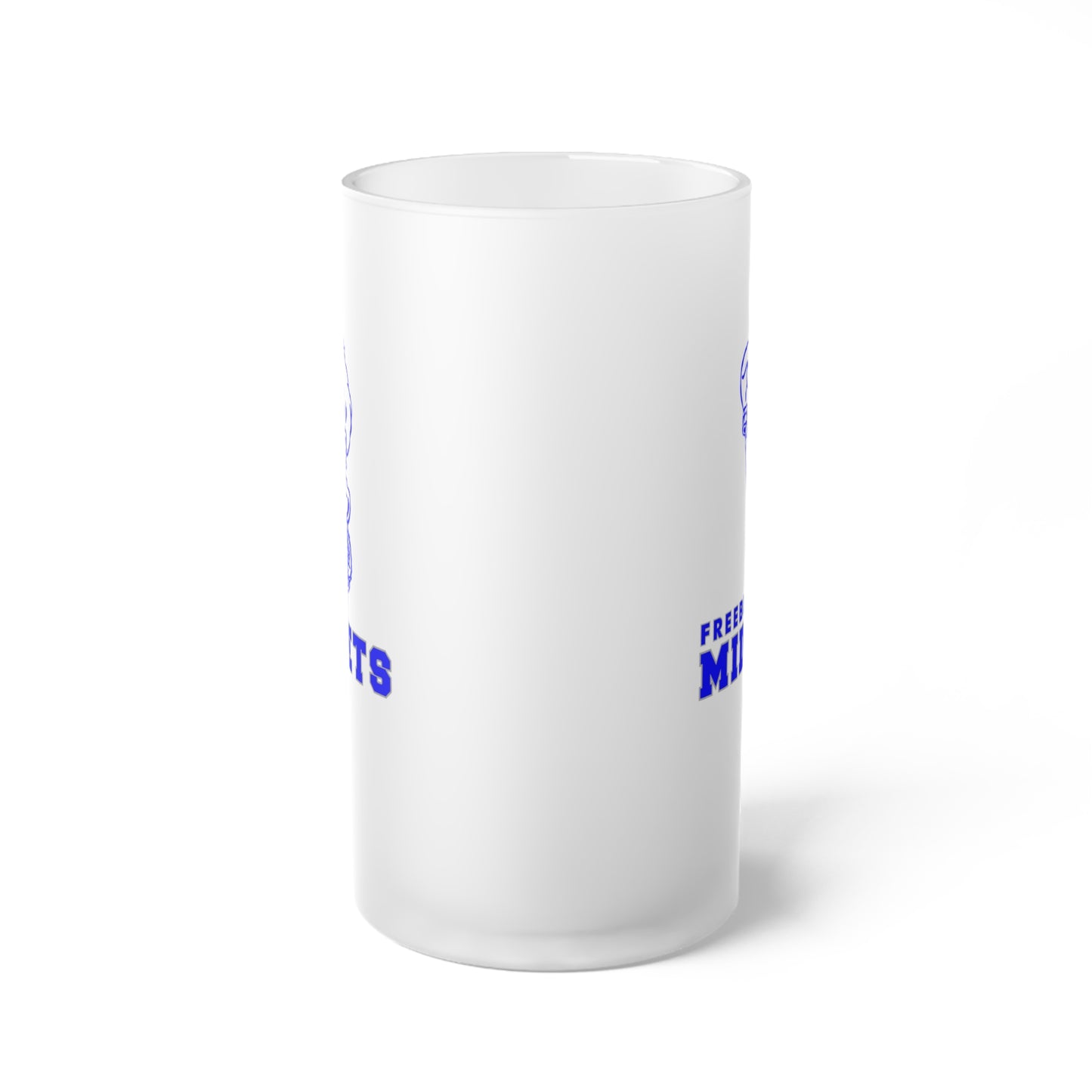 FCHS Freeburg Midgets Frosted Glass Beer Mug