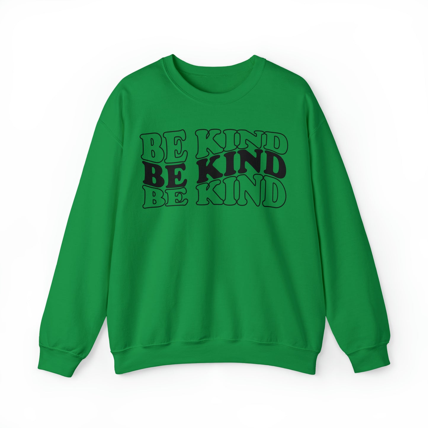 Be Kind Black Logo Unisex Heavy Blend™ Crewneck Sweatshirt