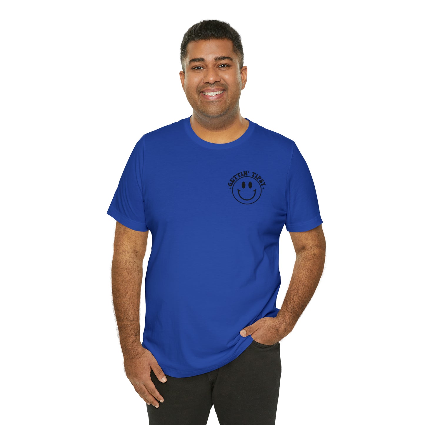 "Errbody in the Lake Gettin' Tipsy" (Front and Back Design) Unisex Jersey Short Sleeve Tee
