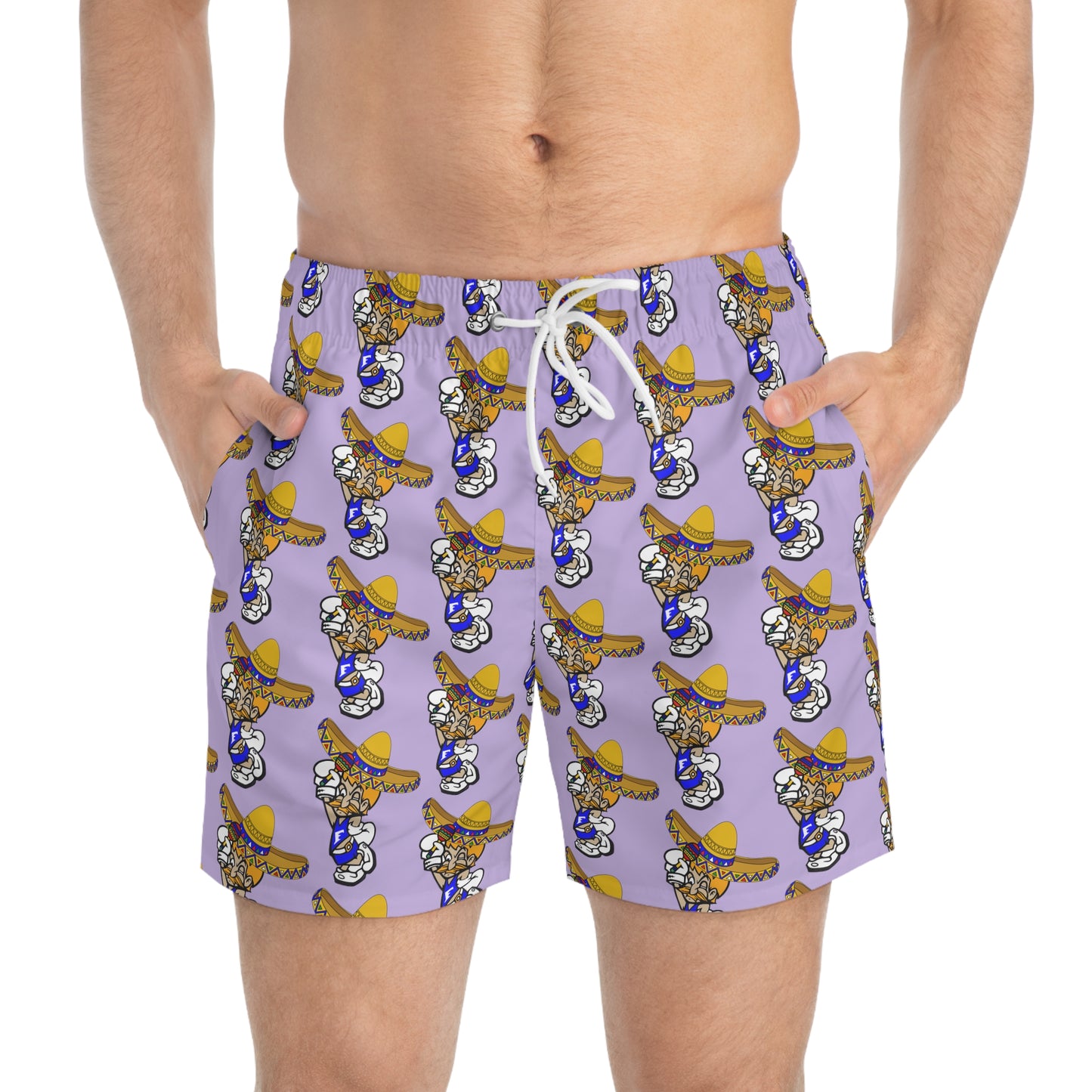 Sombrero Midget Swim Trunks - Lavender