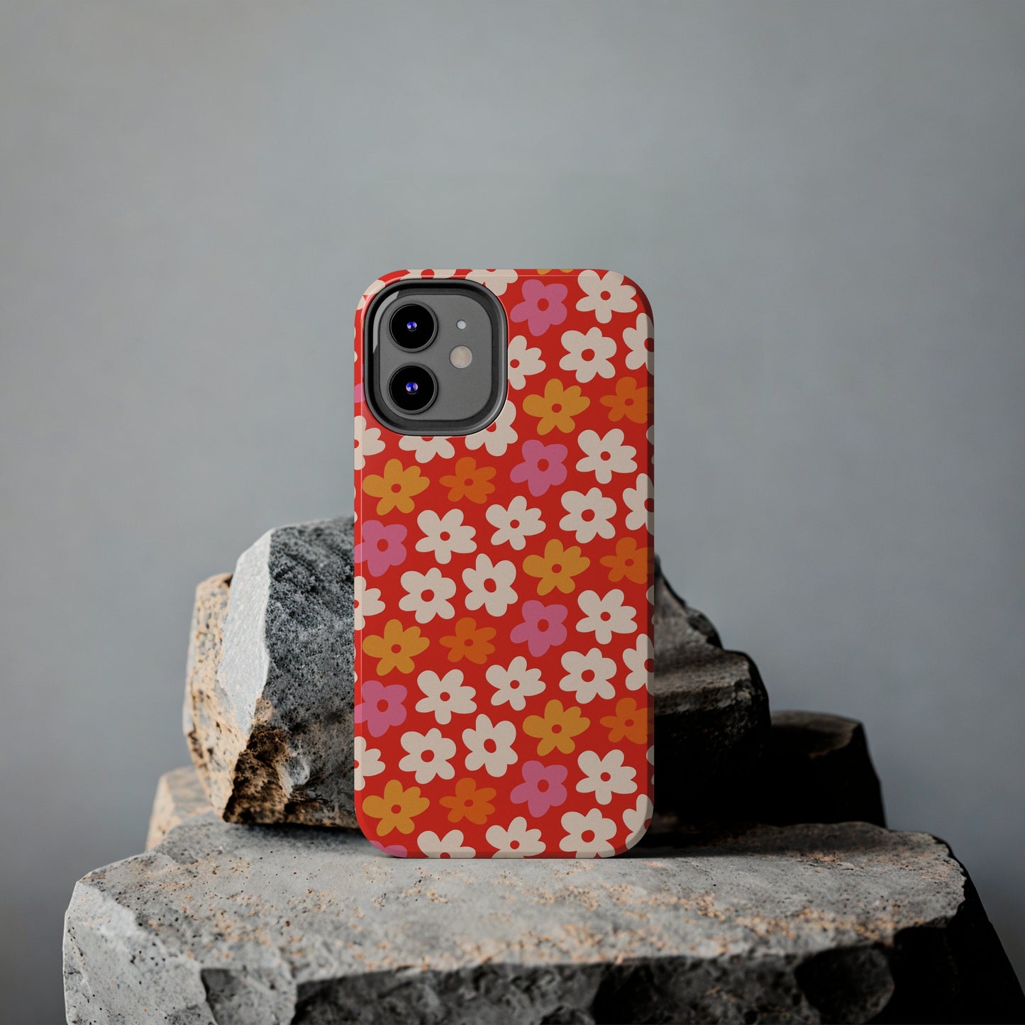 Flower Retro Tough Phone Cases