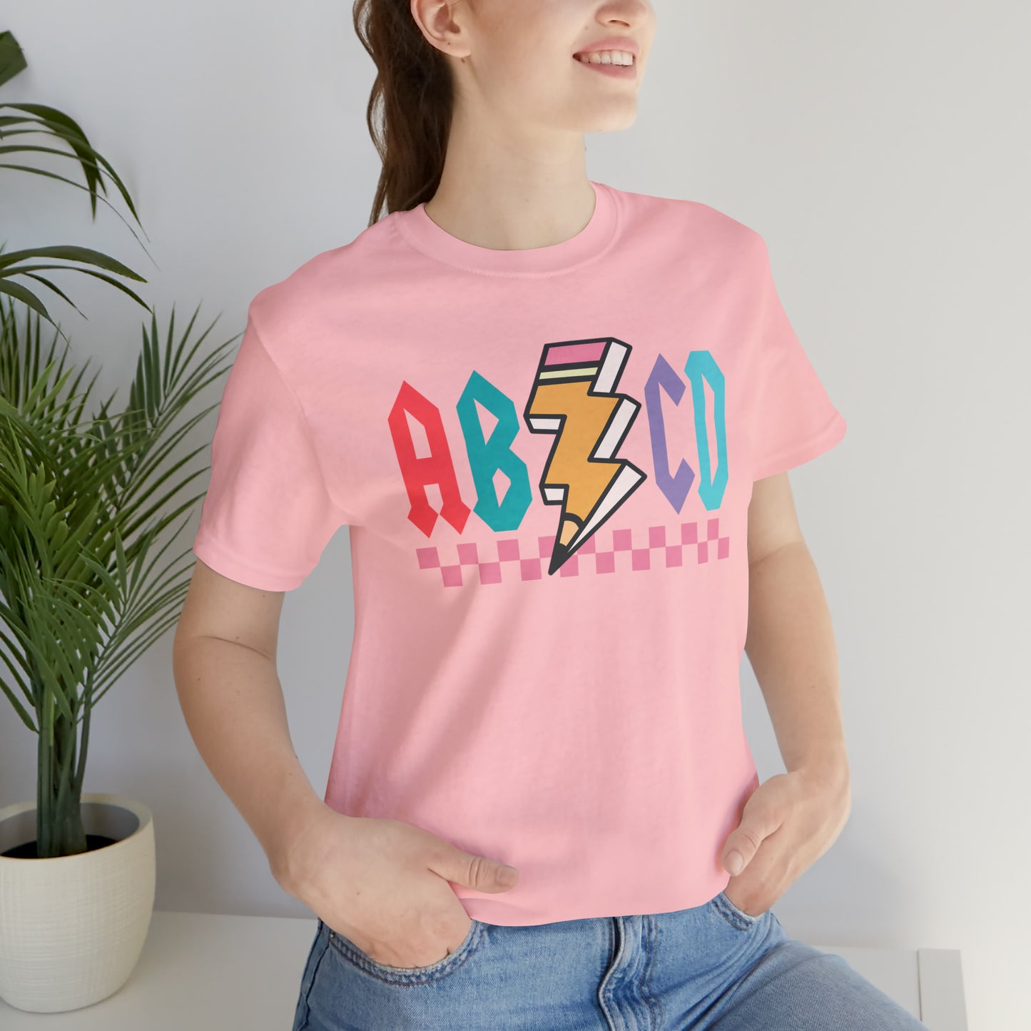 Vintage ABCD Teacher T-Shirt