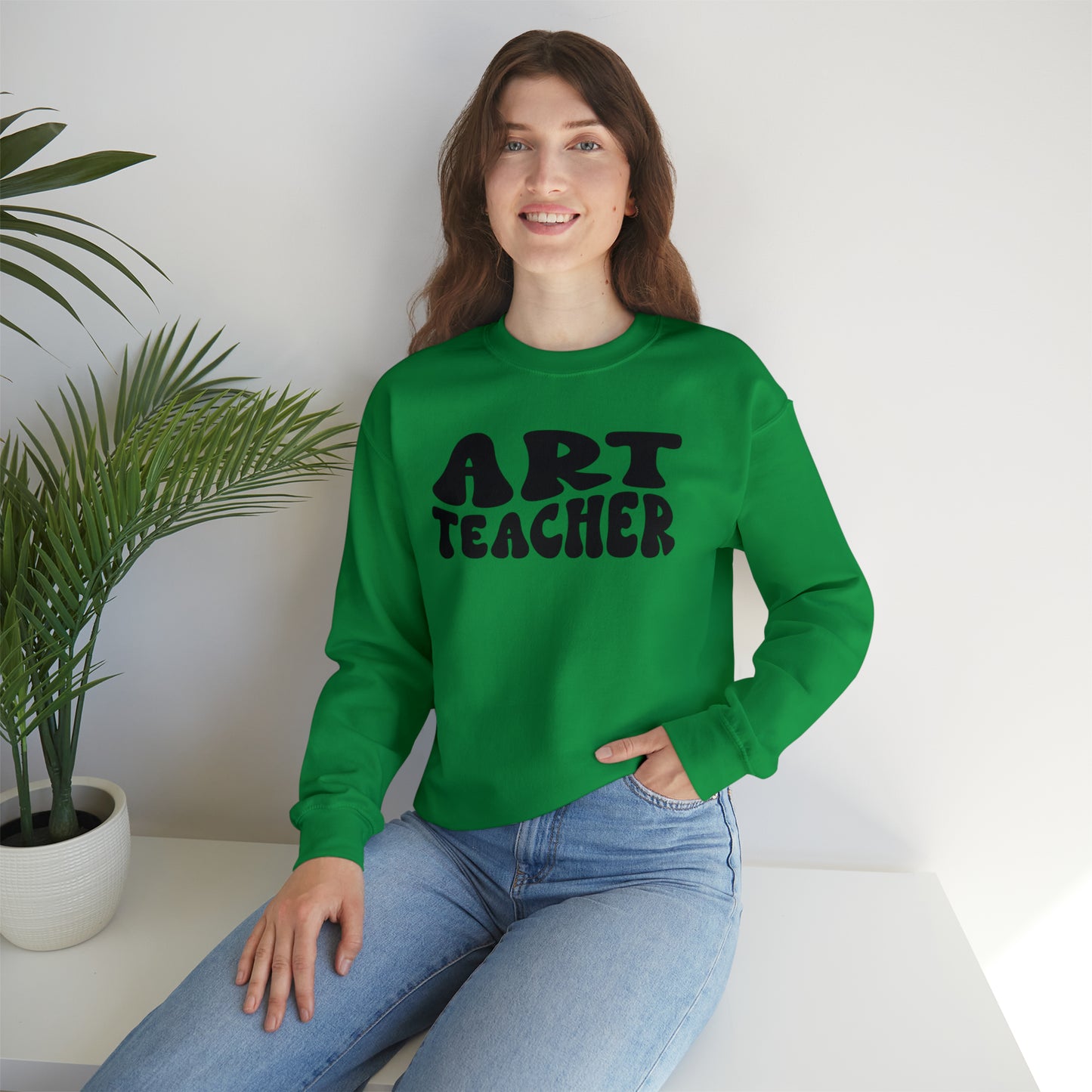 Art Teacher Heavyweight Crewneck Sweatshirt