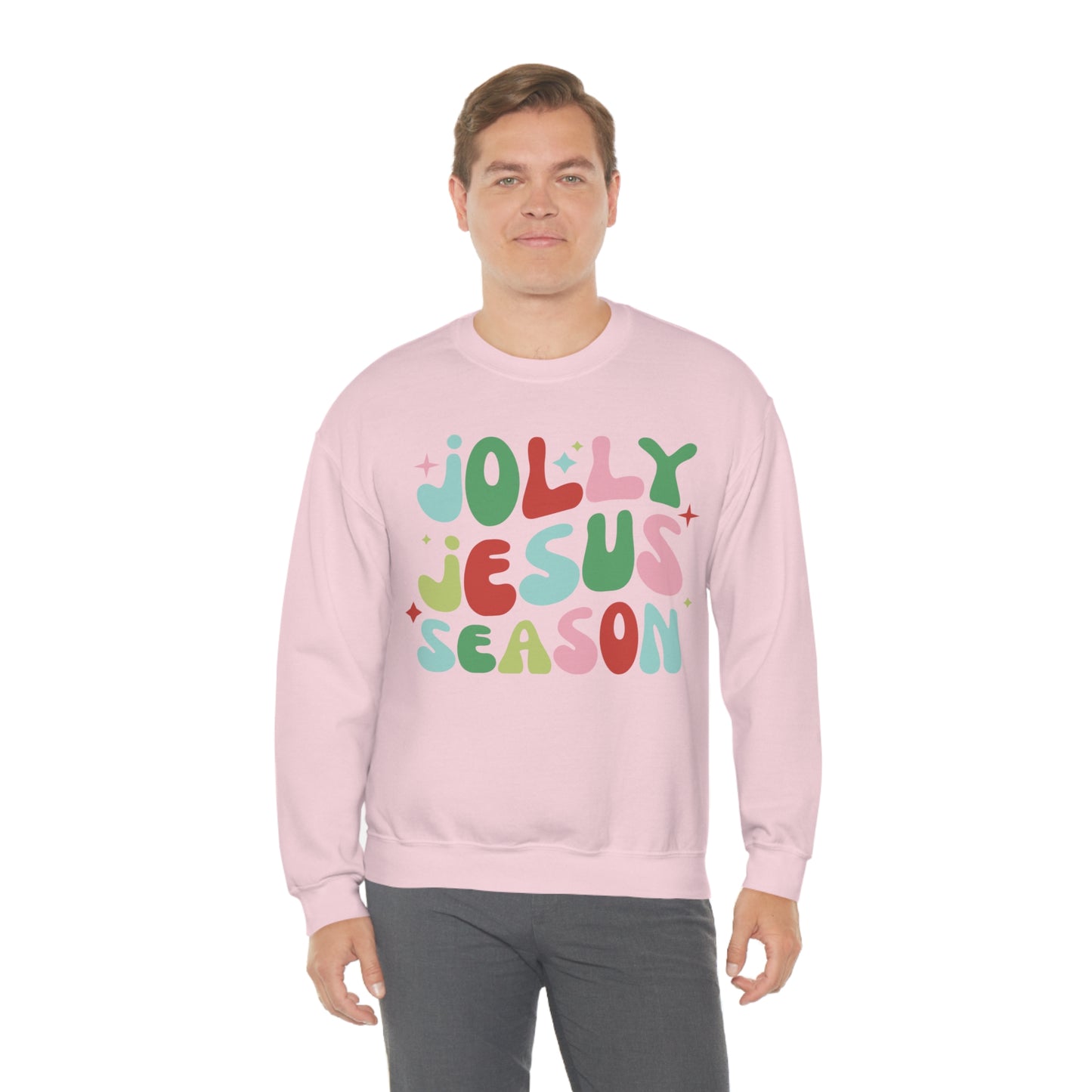 Jolly Jesus Season Heavyweight Crewneck Sweatshirt
