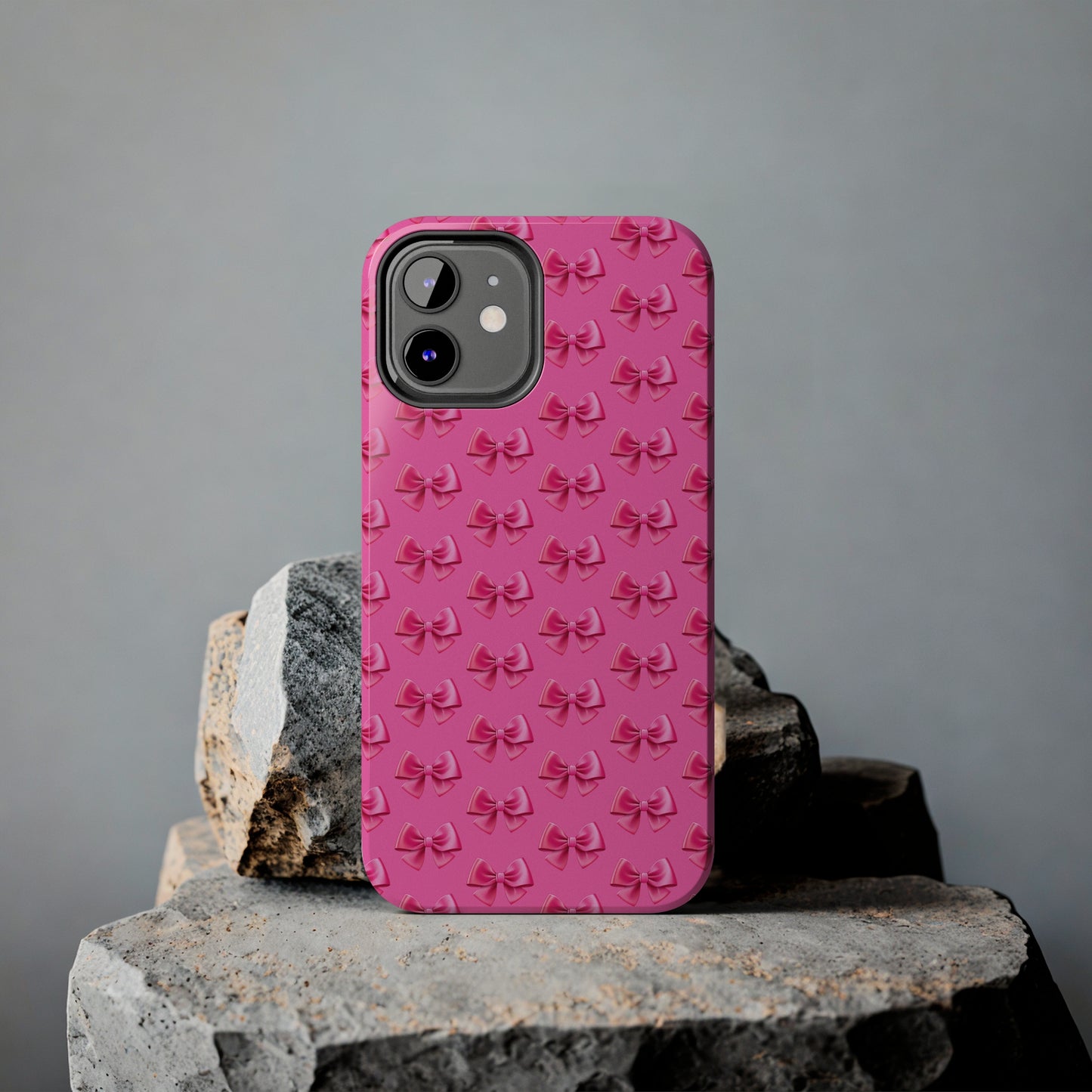 Barbie Pink Bows Themed Tough Phone Cases
