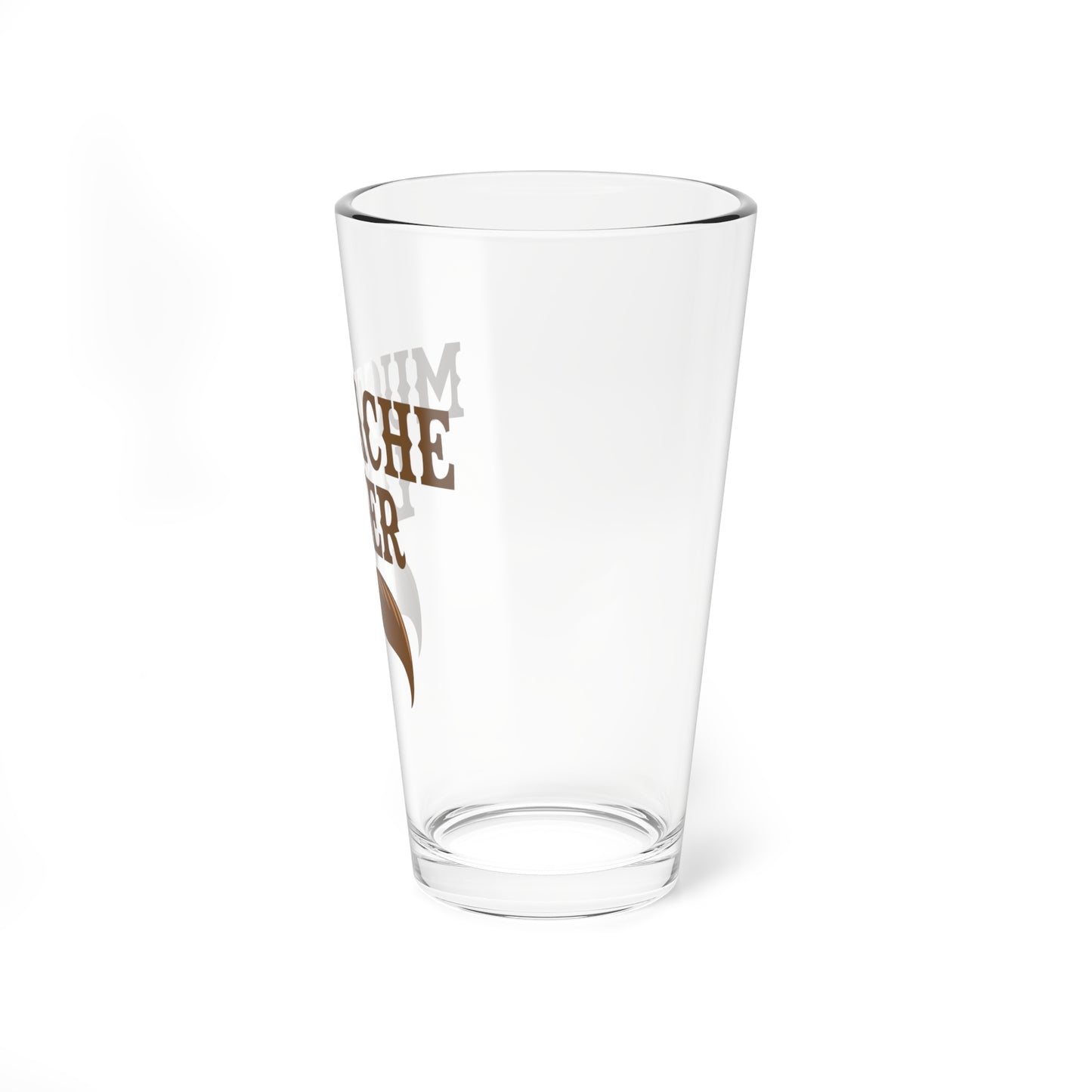 Mustache Lover Gift Mixing Glass, 16oz