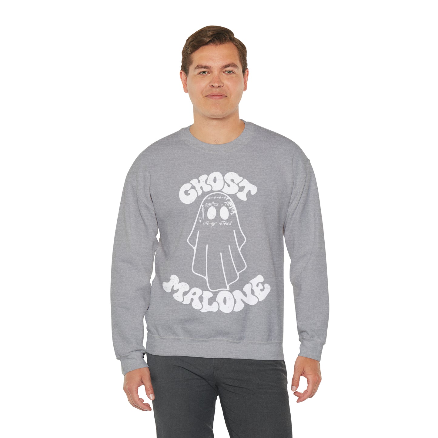 Ghost Malone Halloween Heavy Blend™ Crewneck Sweatshirt
